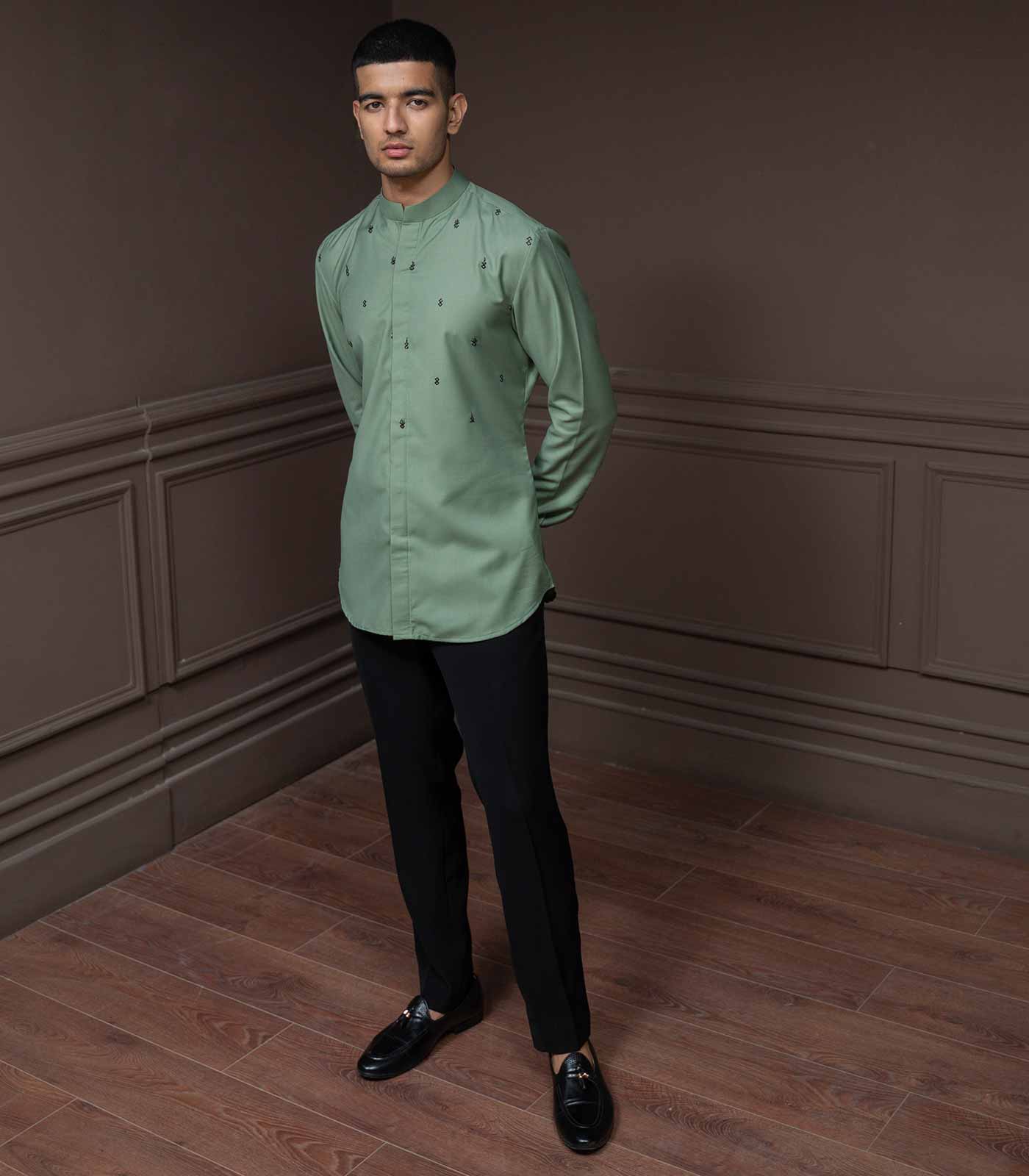 Autumn Sage Speckle Shirt