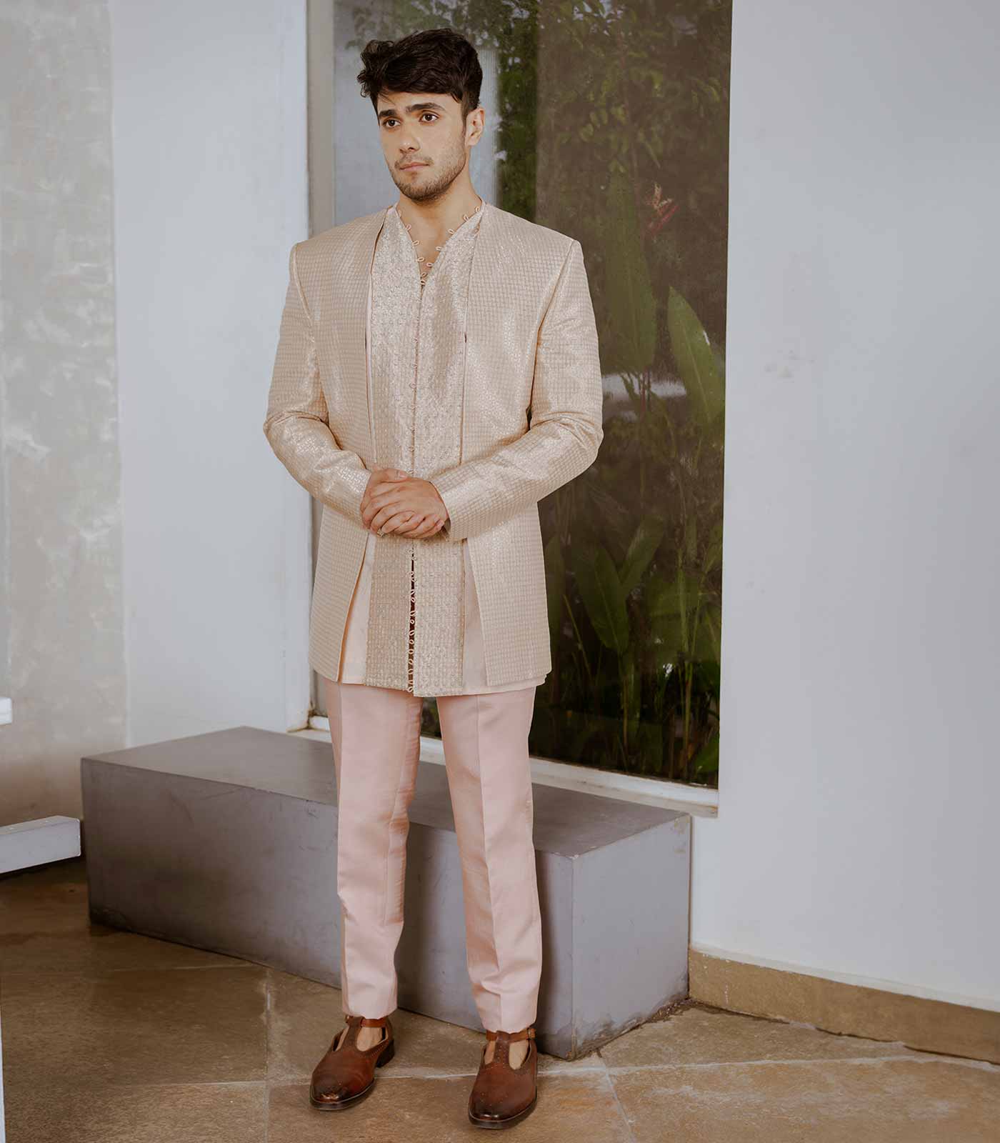 Sandalwood Open Jacket set