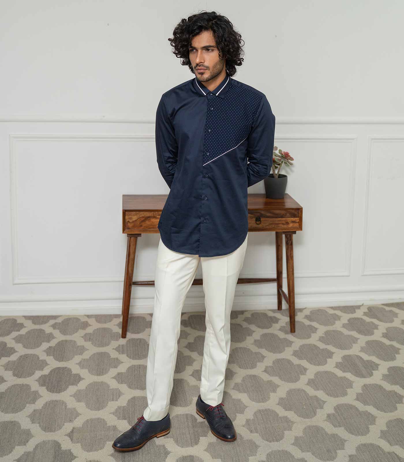 Sundown Blue Streak Shirt
