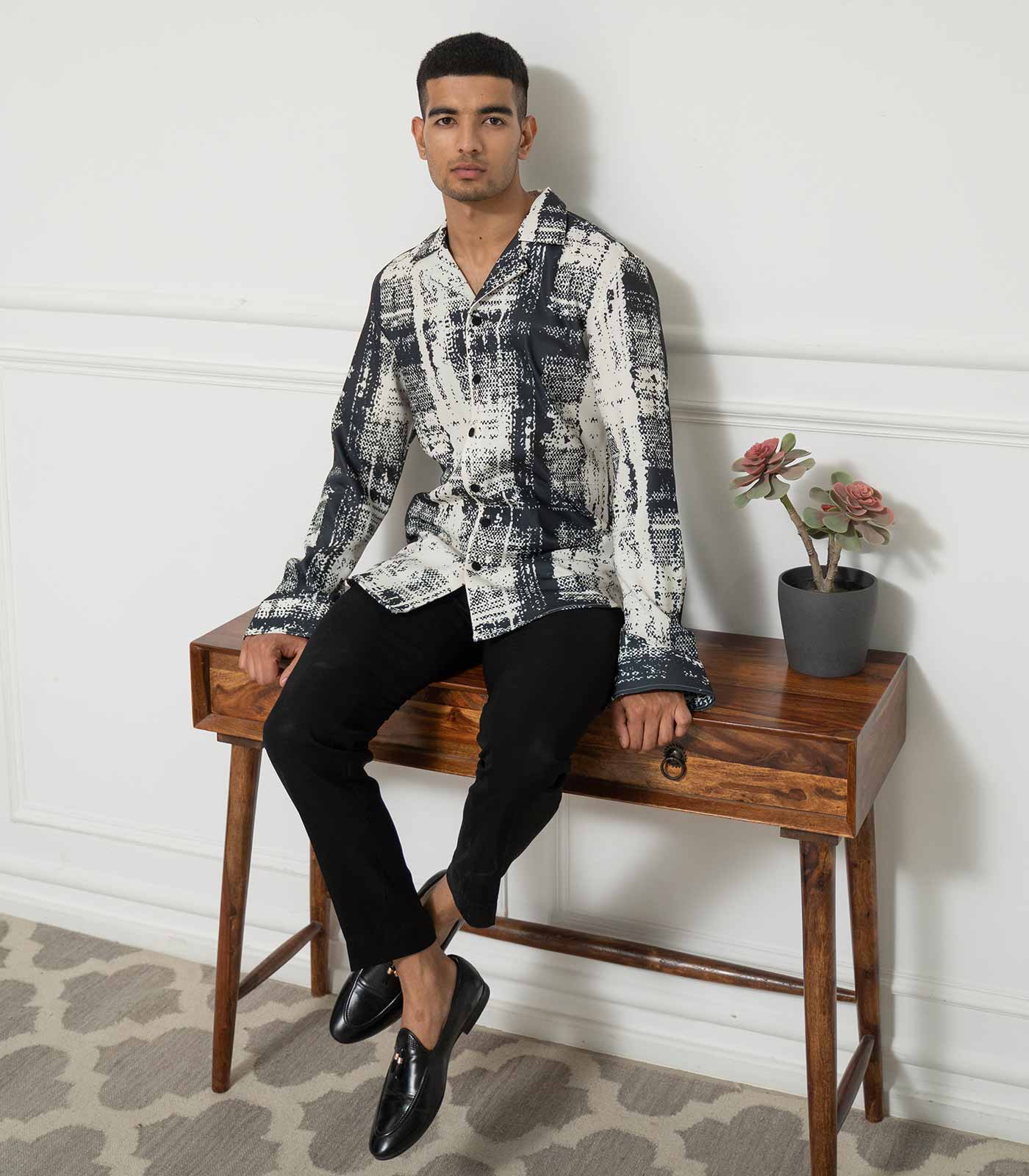 Charcoal Black Hysteria Shirt