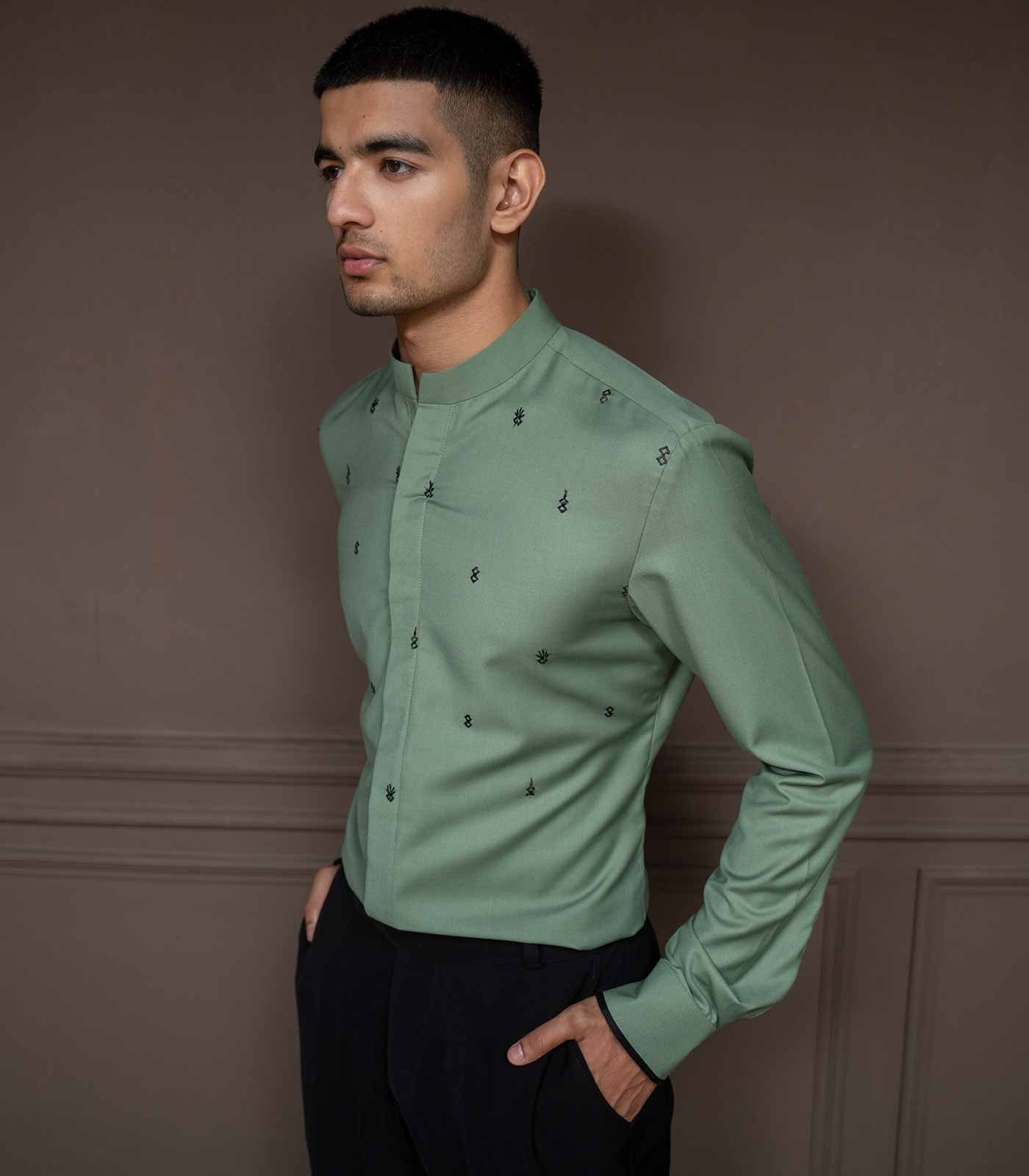 Autumn Sage Speckle Shirt