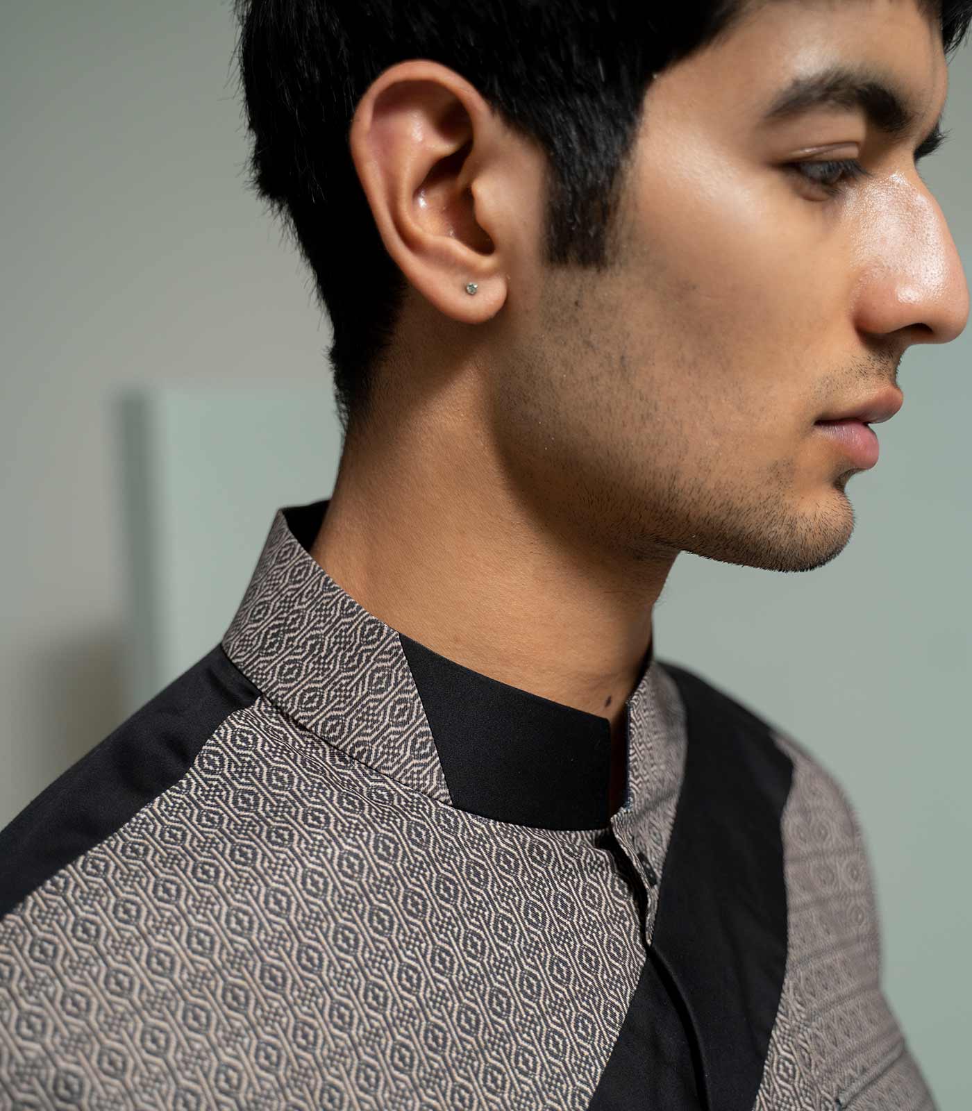 Black Grunge Echo Shirt