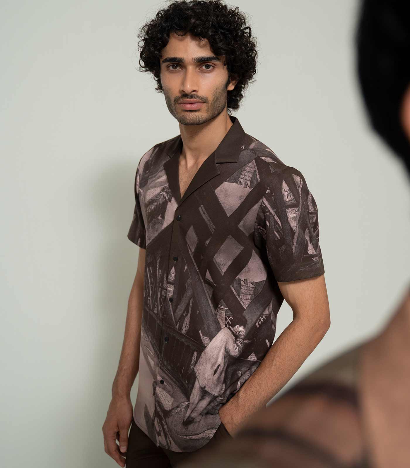 Brown Picturesque Shirt