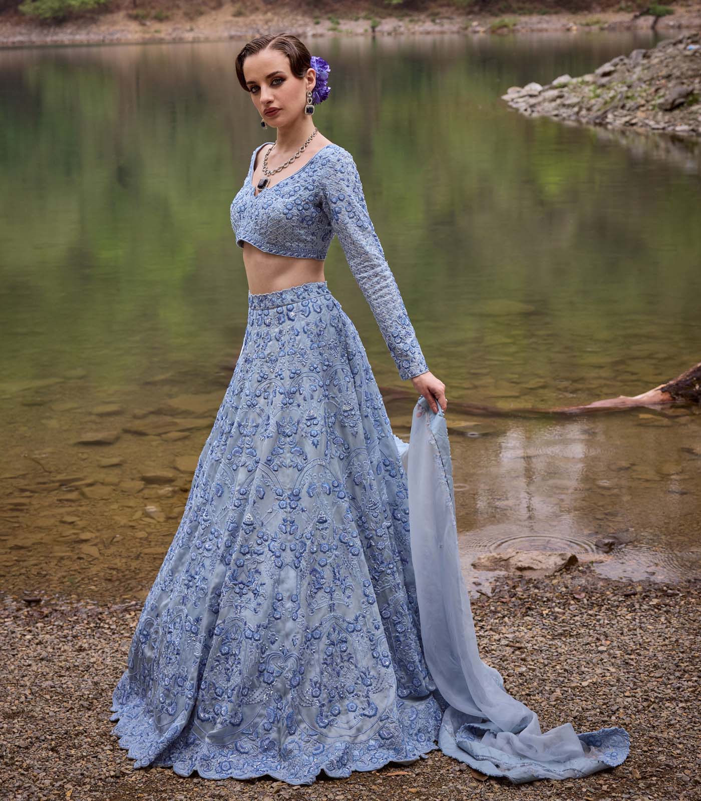 Sky Soiree Lehenga Set