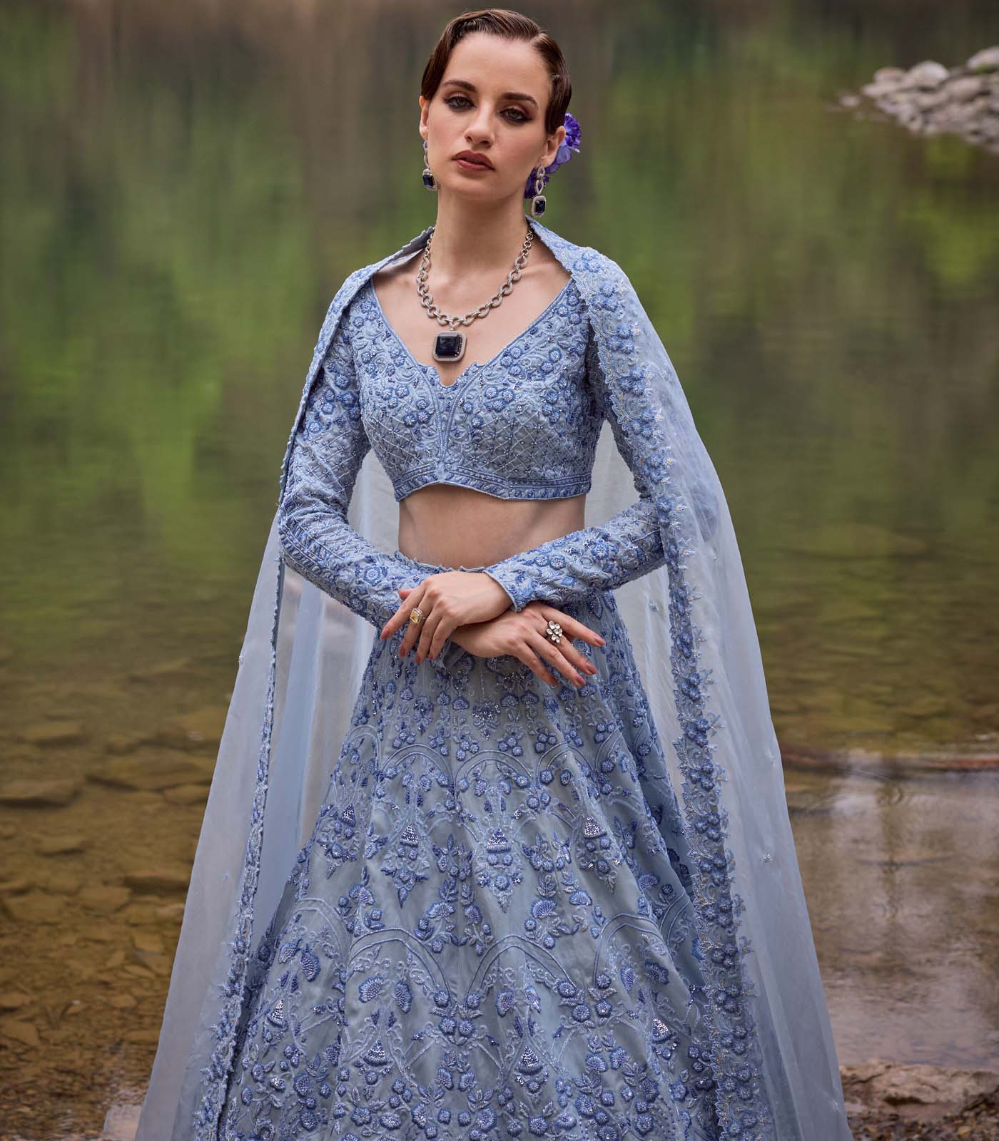 Sky Soiree Lehenga Set