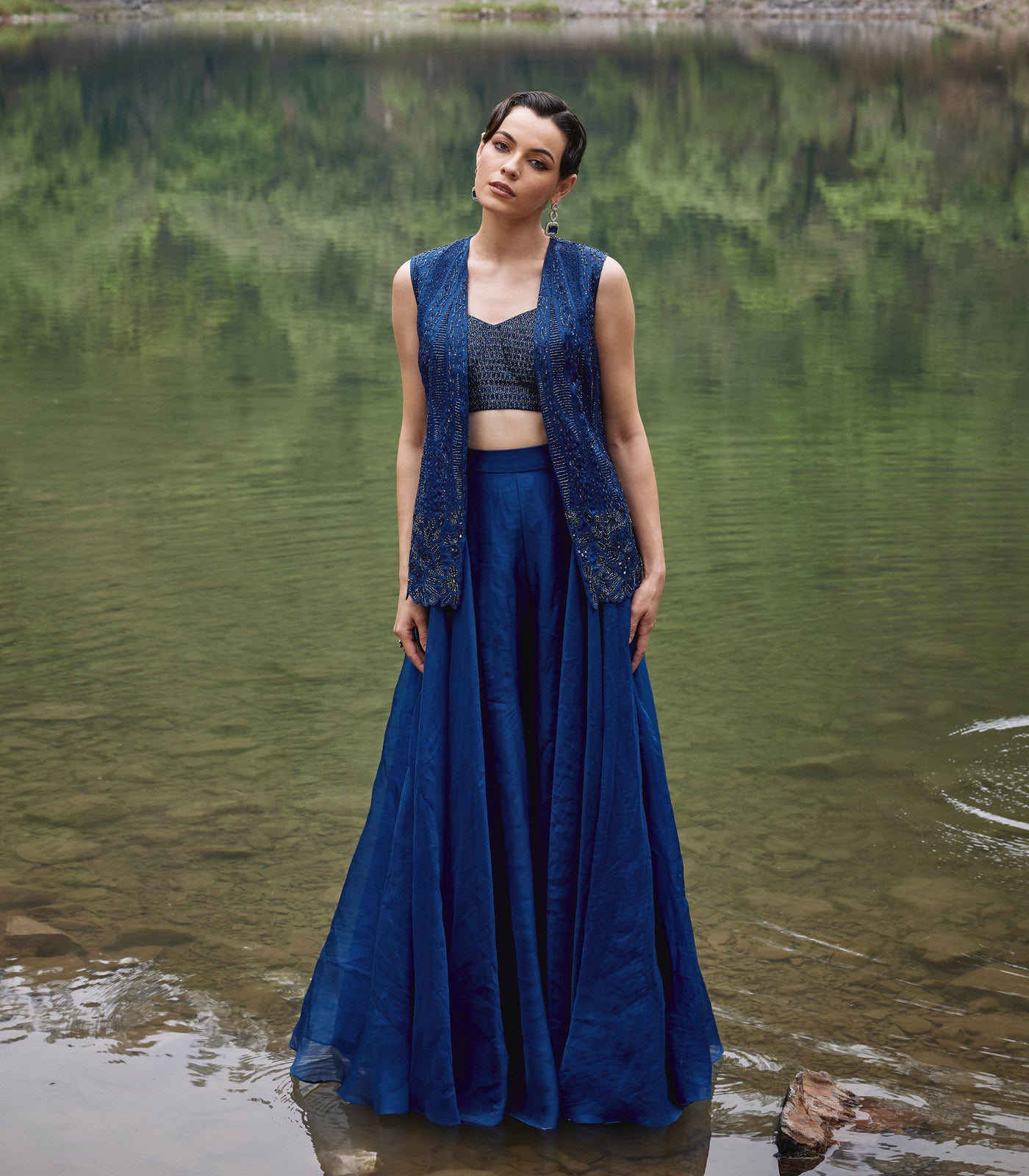 Sapphire Jacket Set