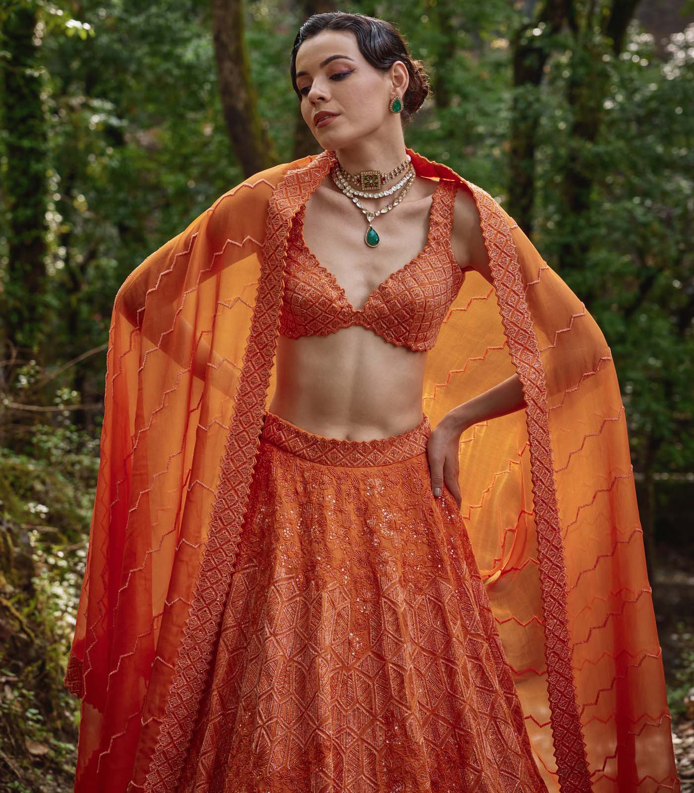 Amber Lehenga Set