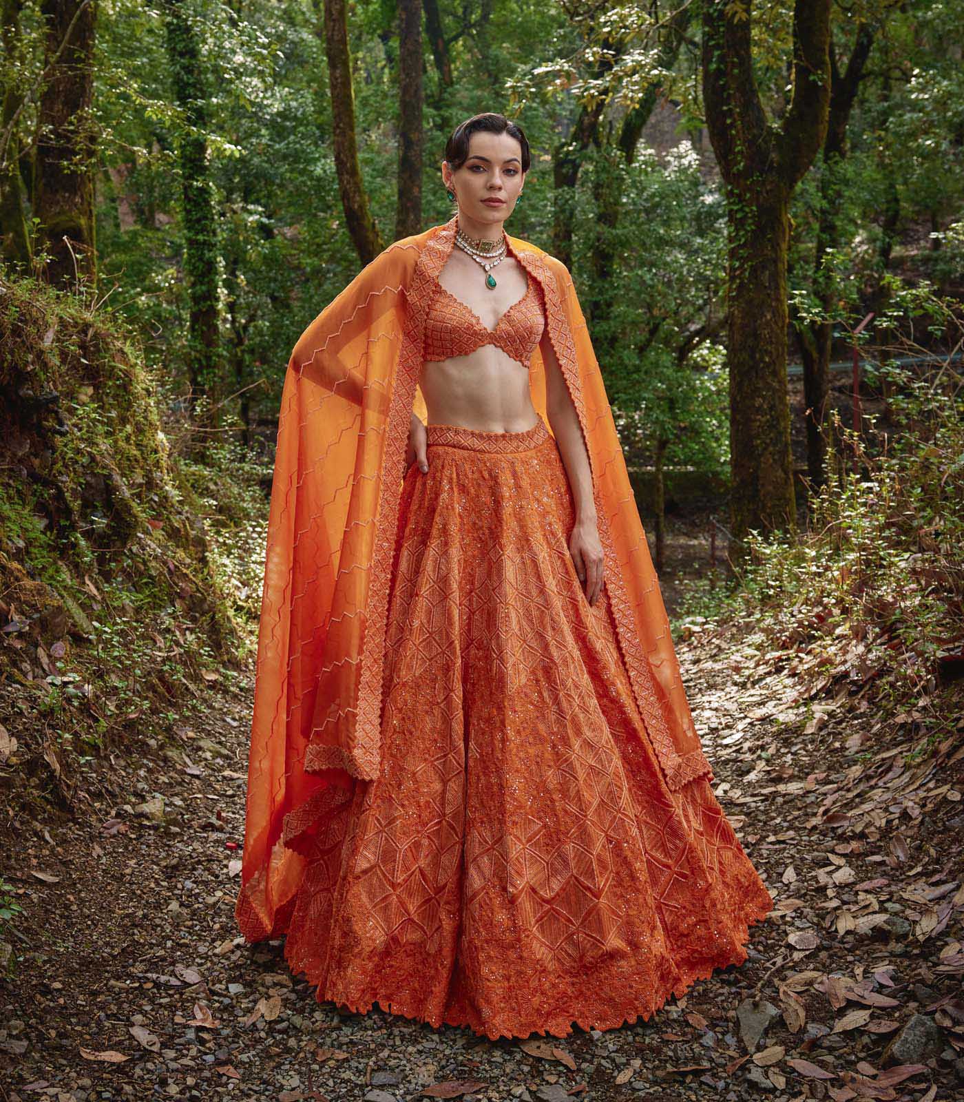 Sunset Lehenga Set
