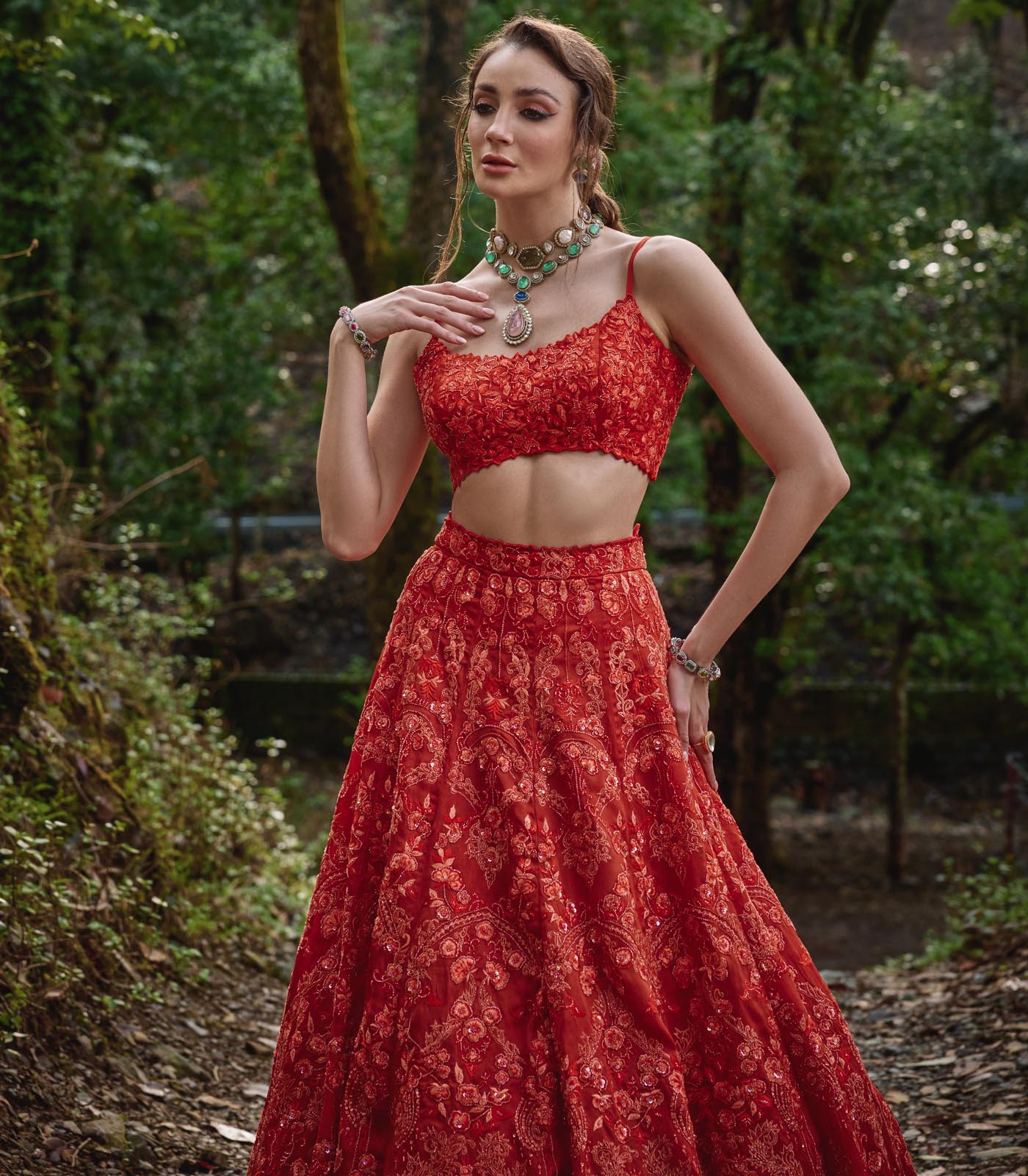Amber Lehenga Set