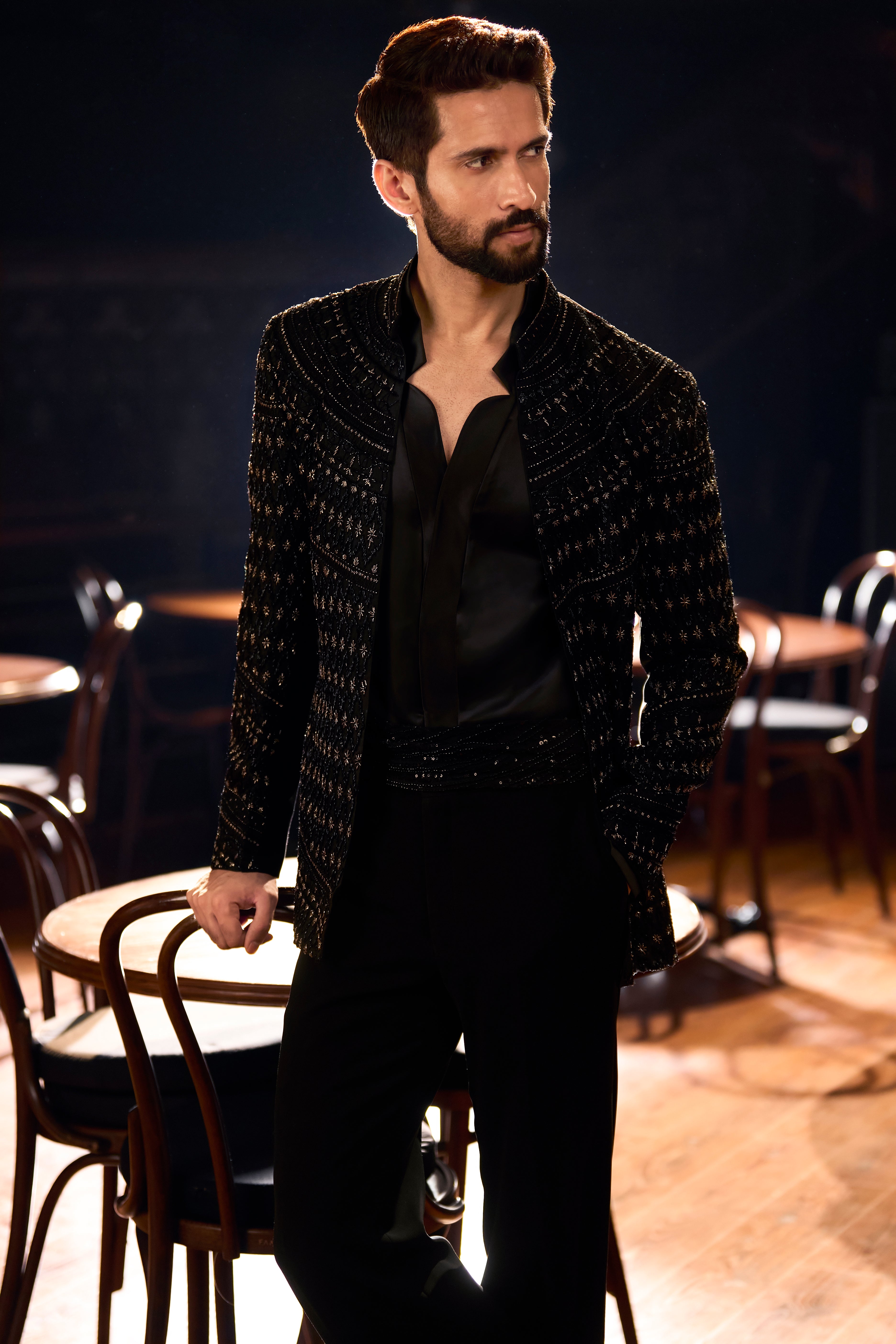 Nero Jacket set