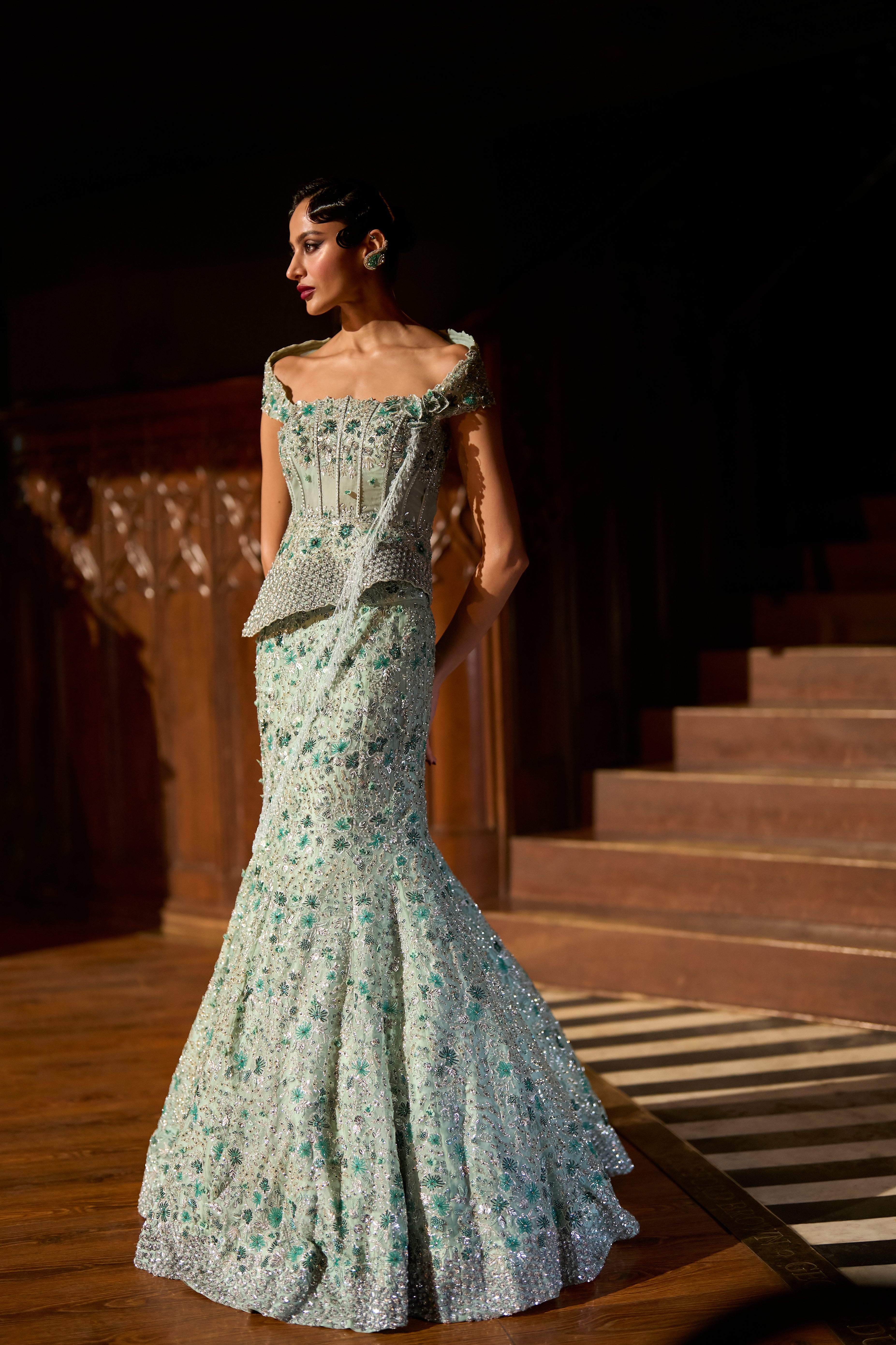 Jade Gimlet lehenga set