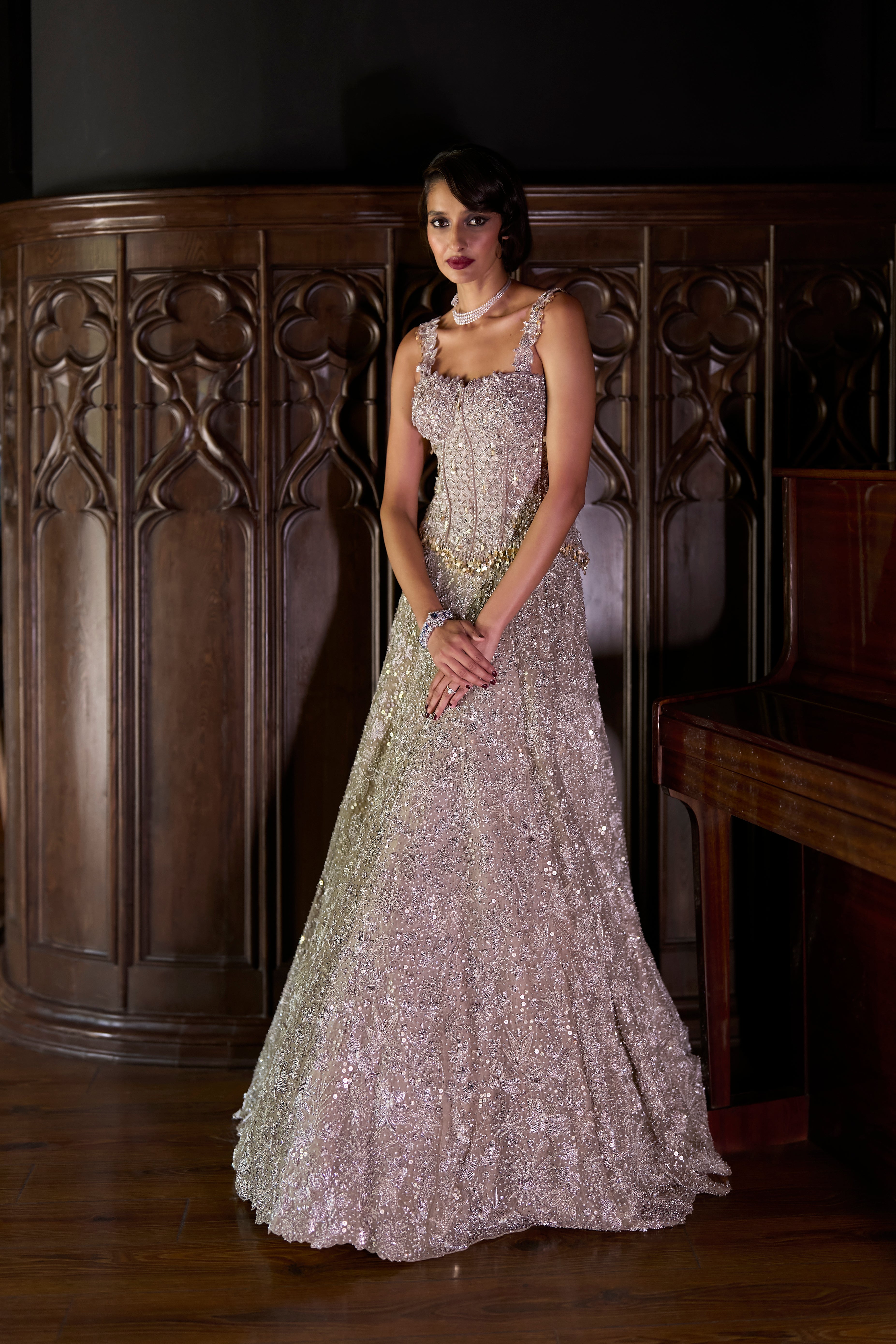Golden hour lehenga set