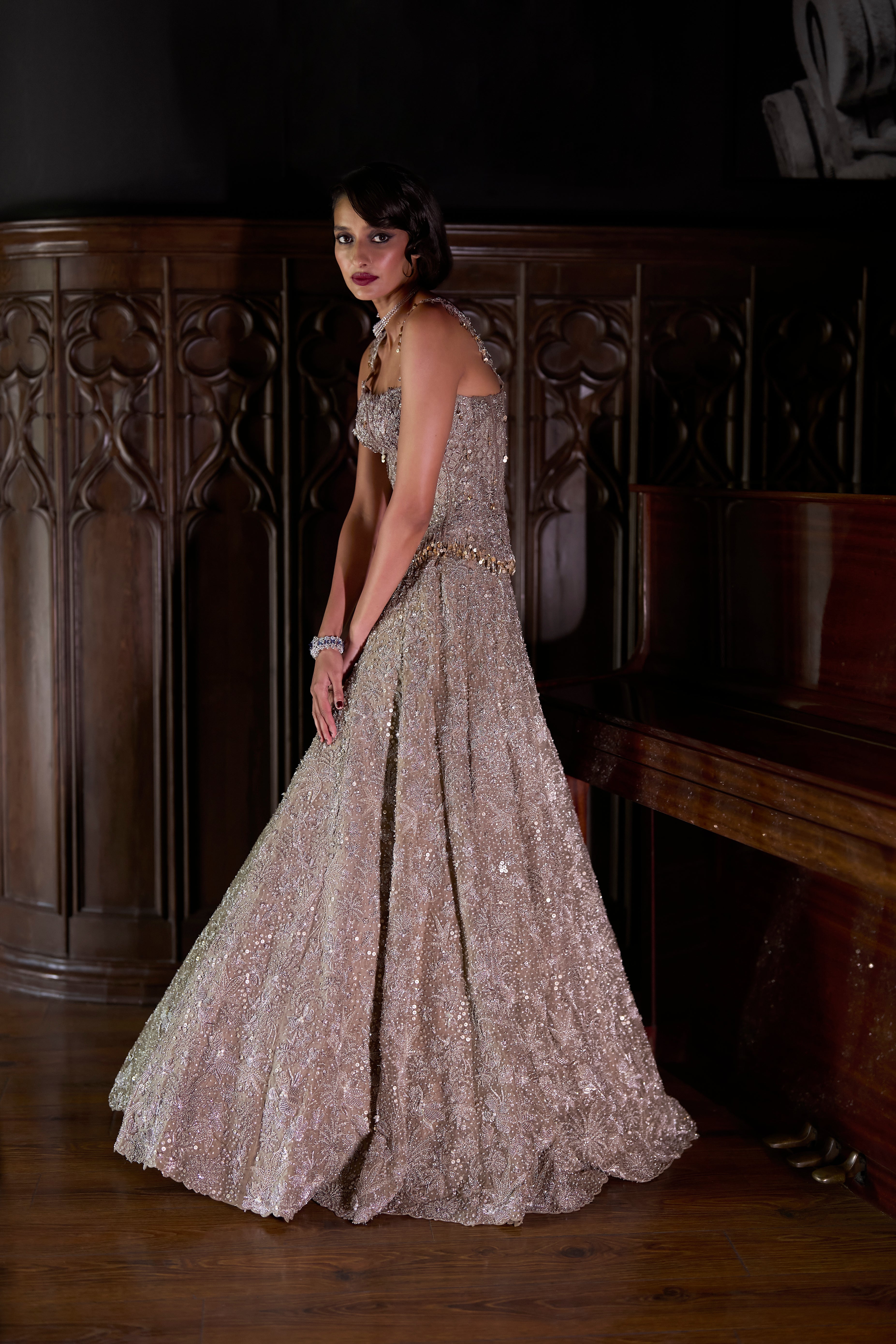 Golden hour lehenga set