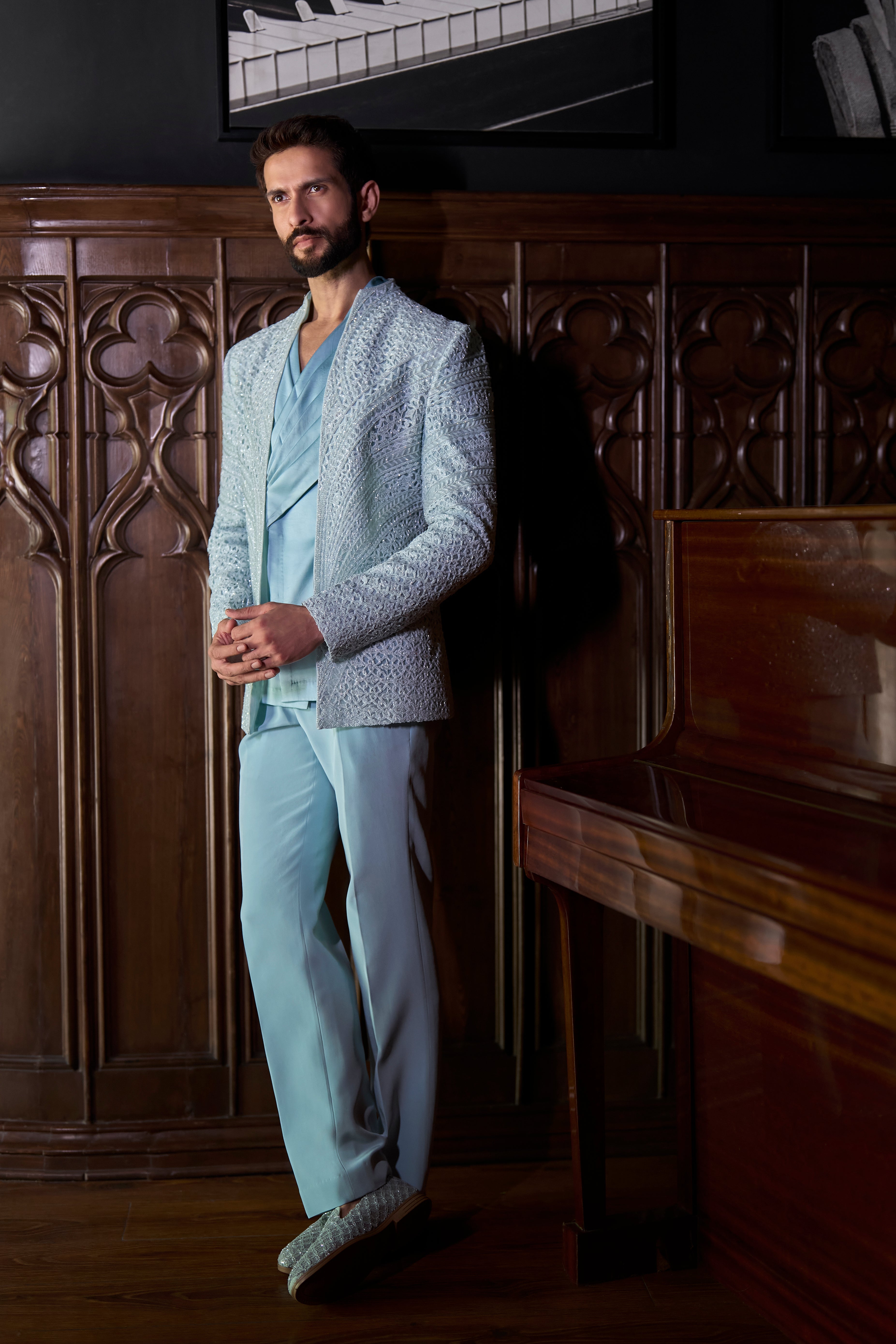 Blue Horizon Jacket set