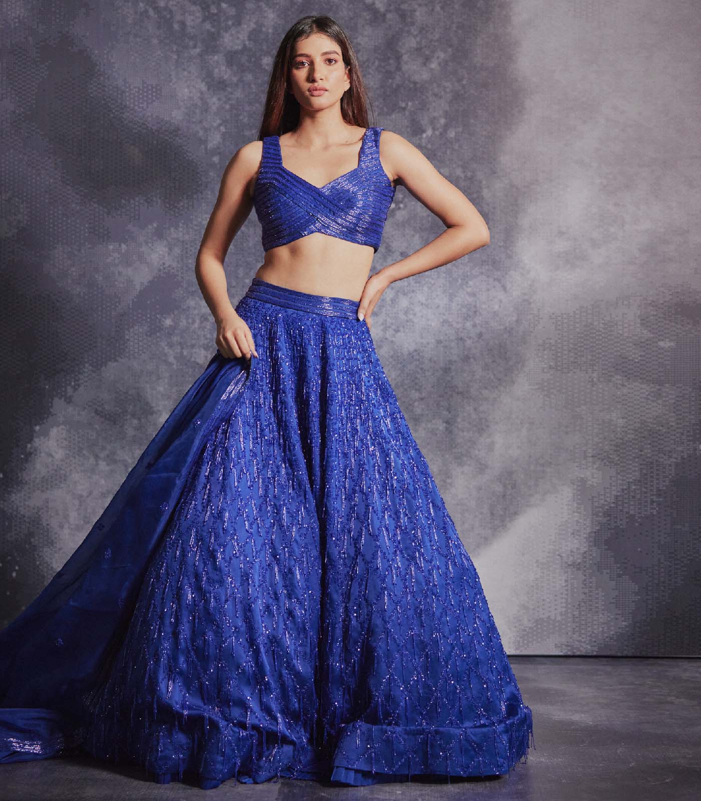 Azure Blue Lehengas set