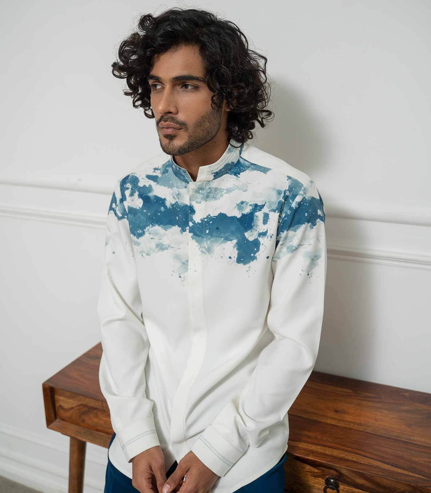 Reverie Blue Smog Shirt
