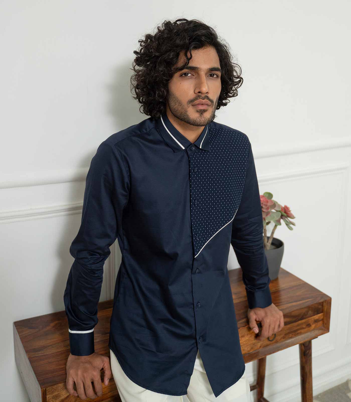 Sundown Blue Streak Shirt