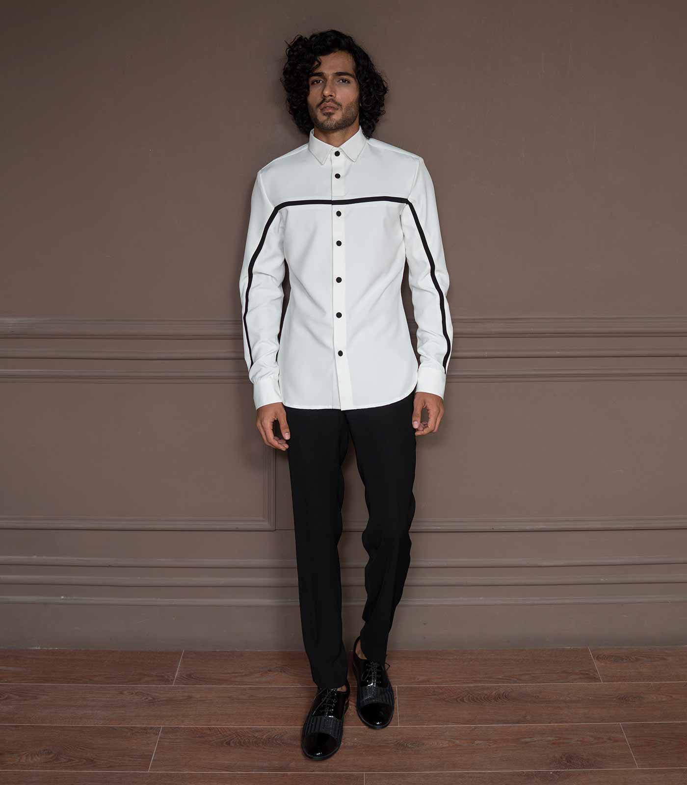 Arctic Blanc Streak shirt