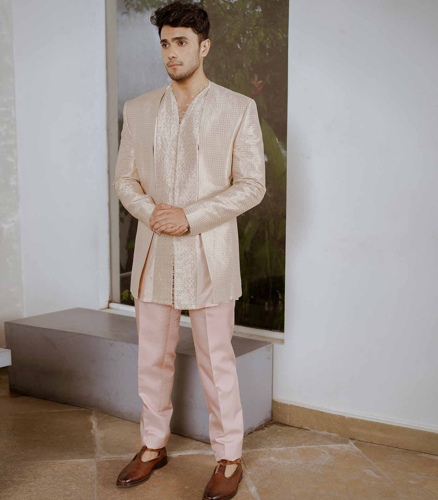 Sandalwood Open Jacket set