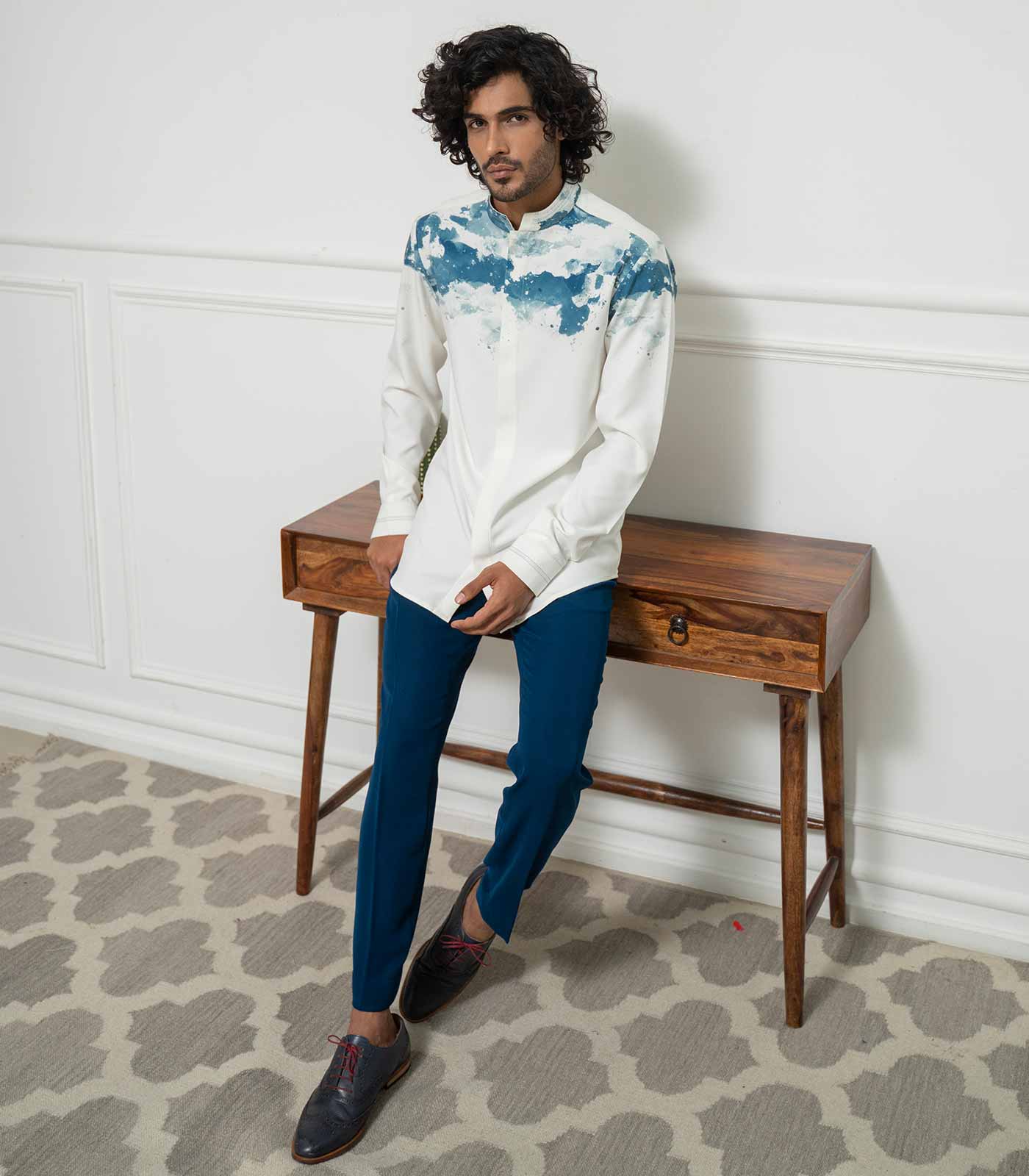 Reverie Blue Smog Shirt