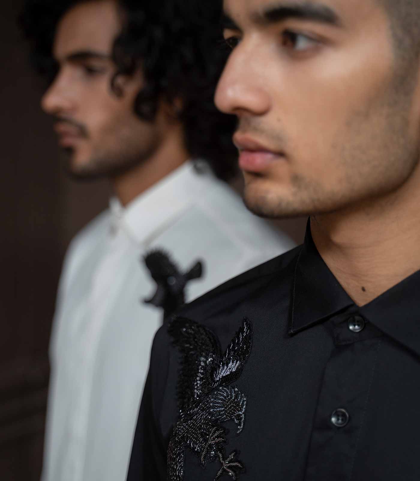 Ebony Black Ace Shirt