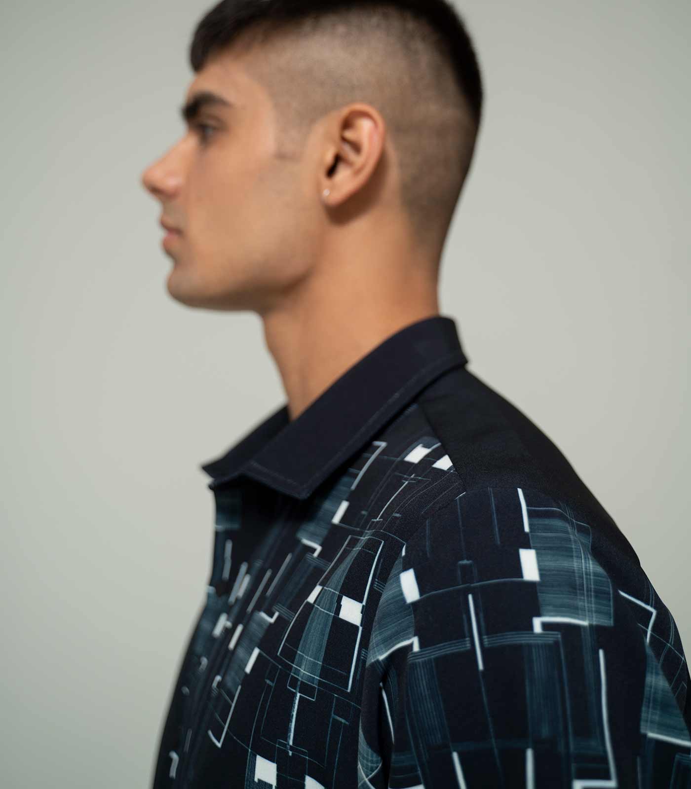 Black Diffused Sole shirt