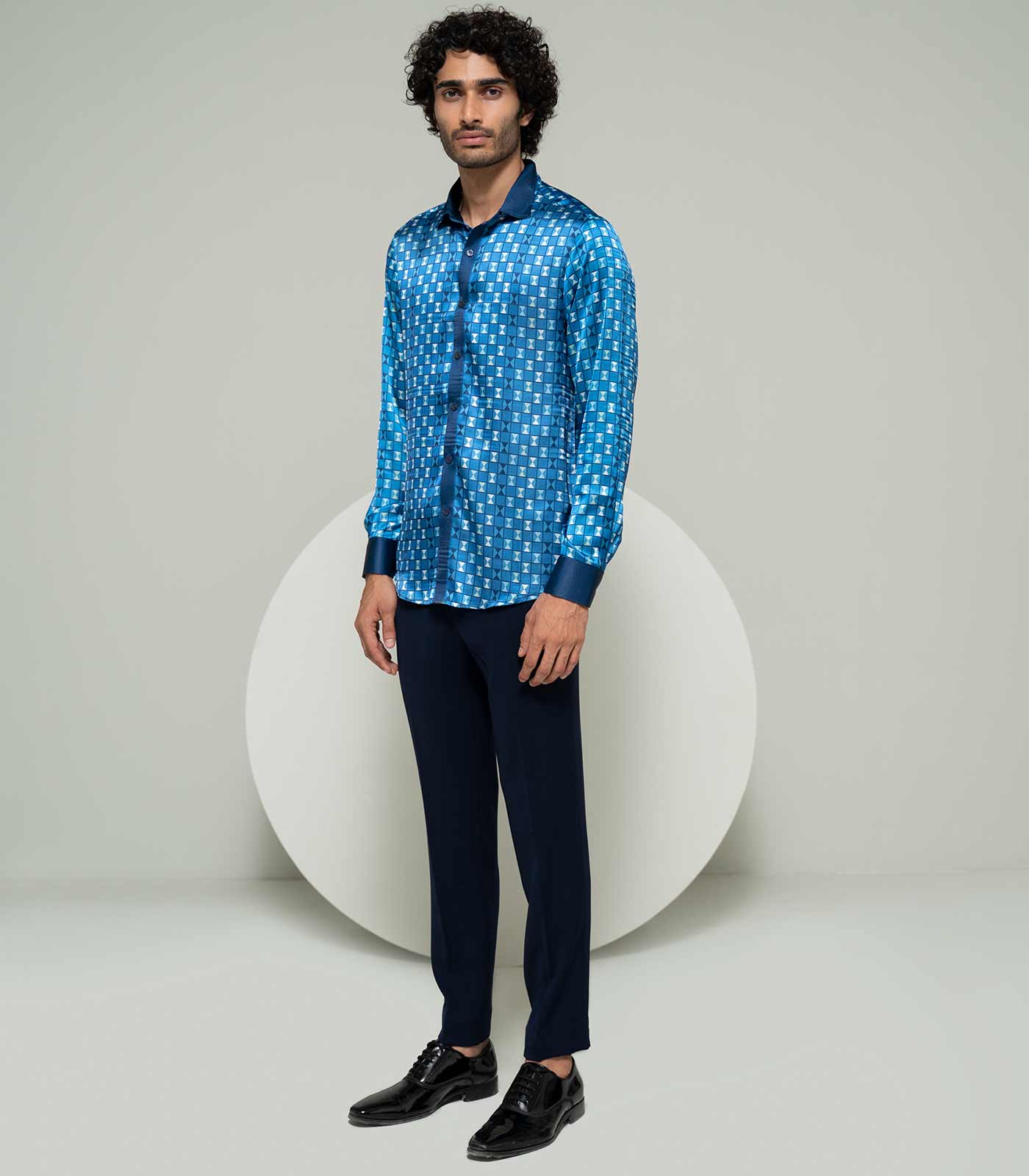 Blue Hourglass Shirt