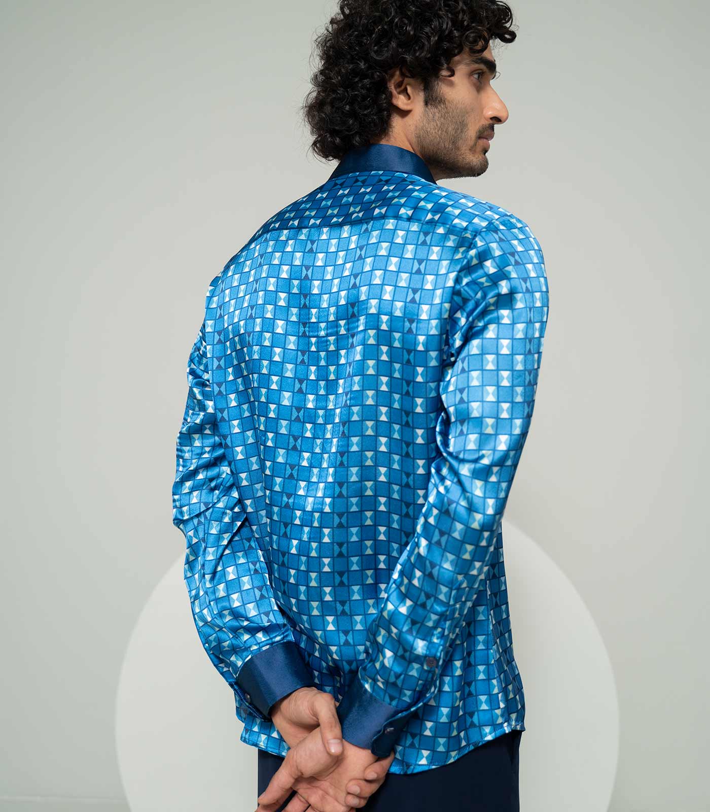 Blue Hourglass Shirt