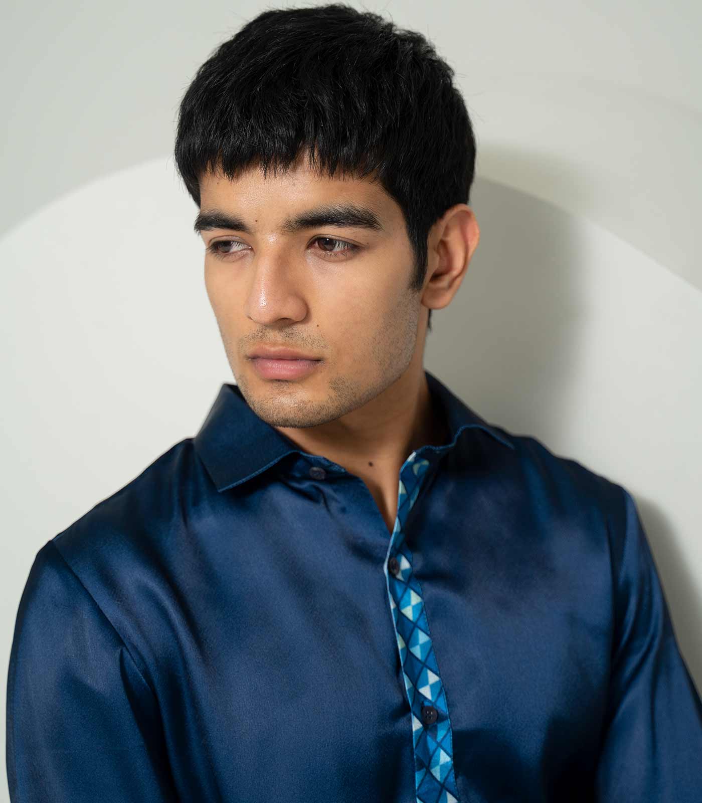 Blue Hourglass block Shirt