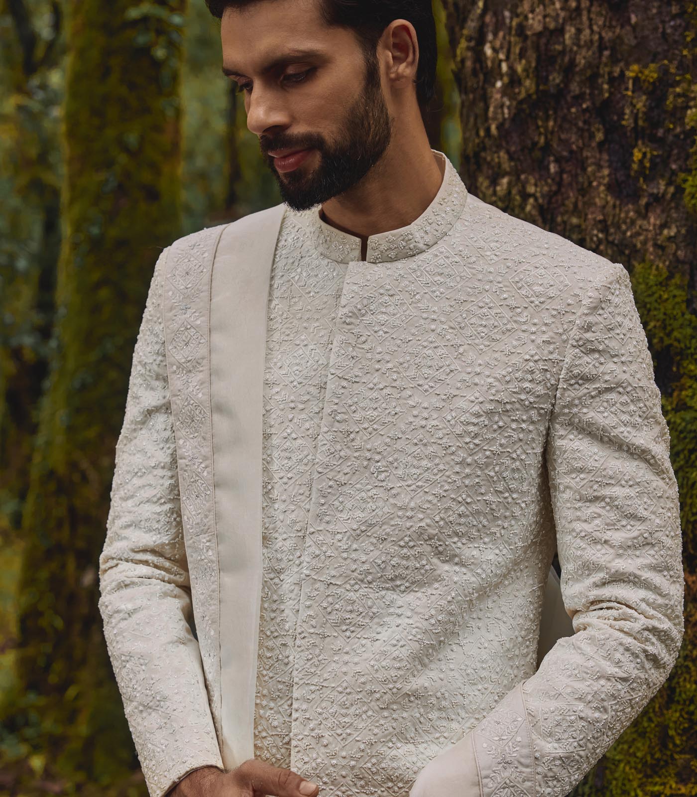 Mosaic Sherwani Set