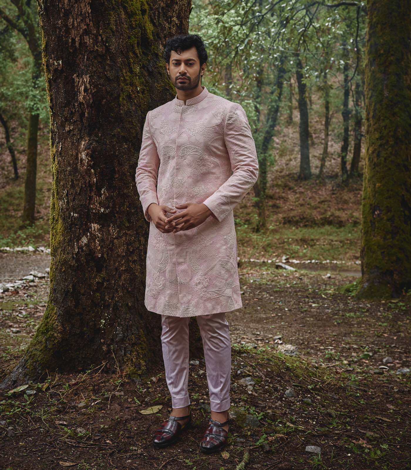 Blush Aurore Sherwani Set