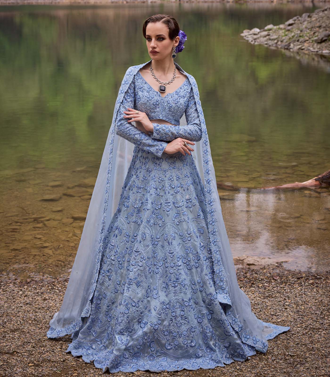 Sky Soiree Lehenga Set