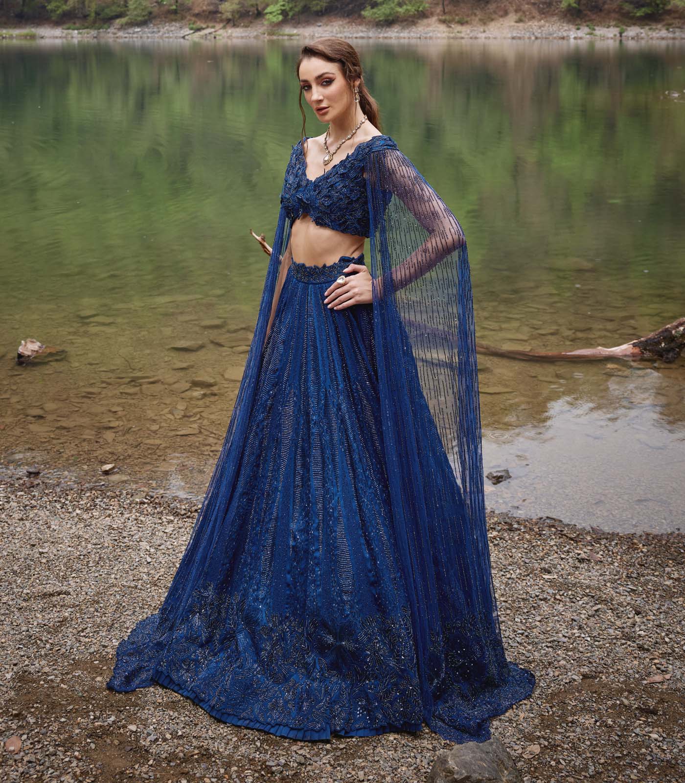 Iris Bloom Lehenga Set