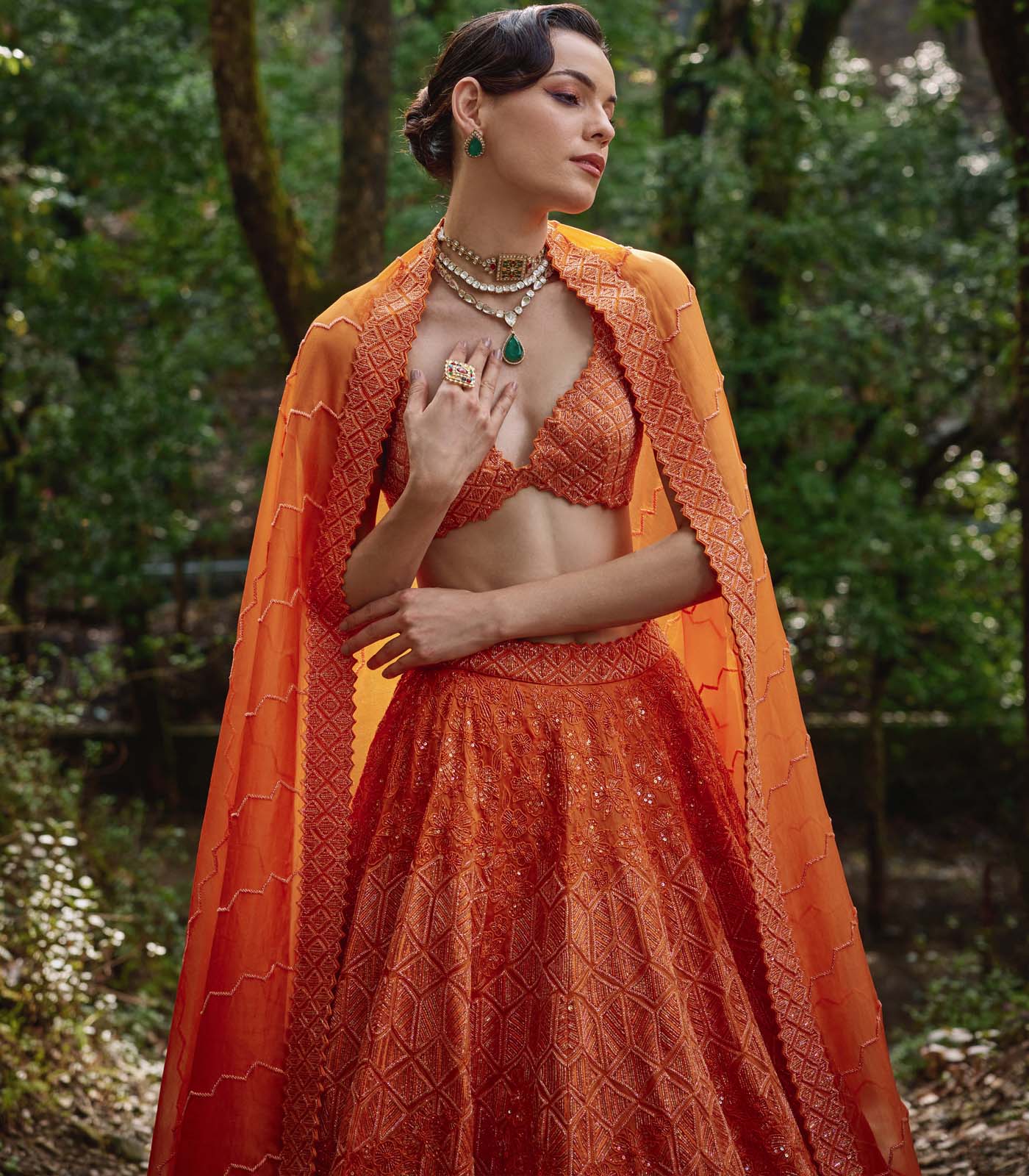 Sunset Lehenga Set