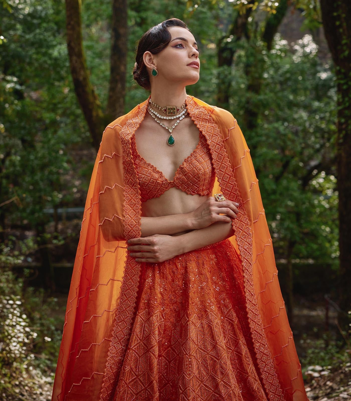 Sunset Lehenga Set