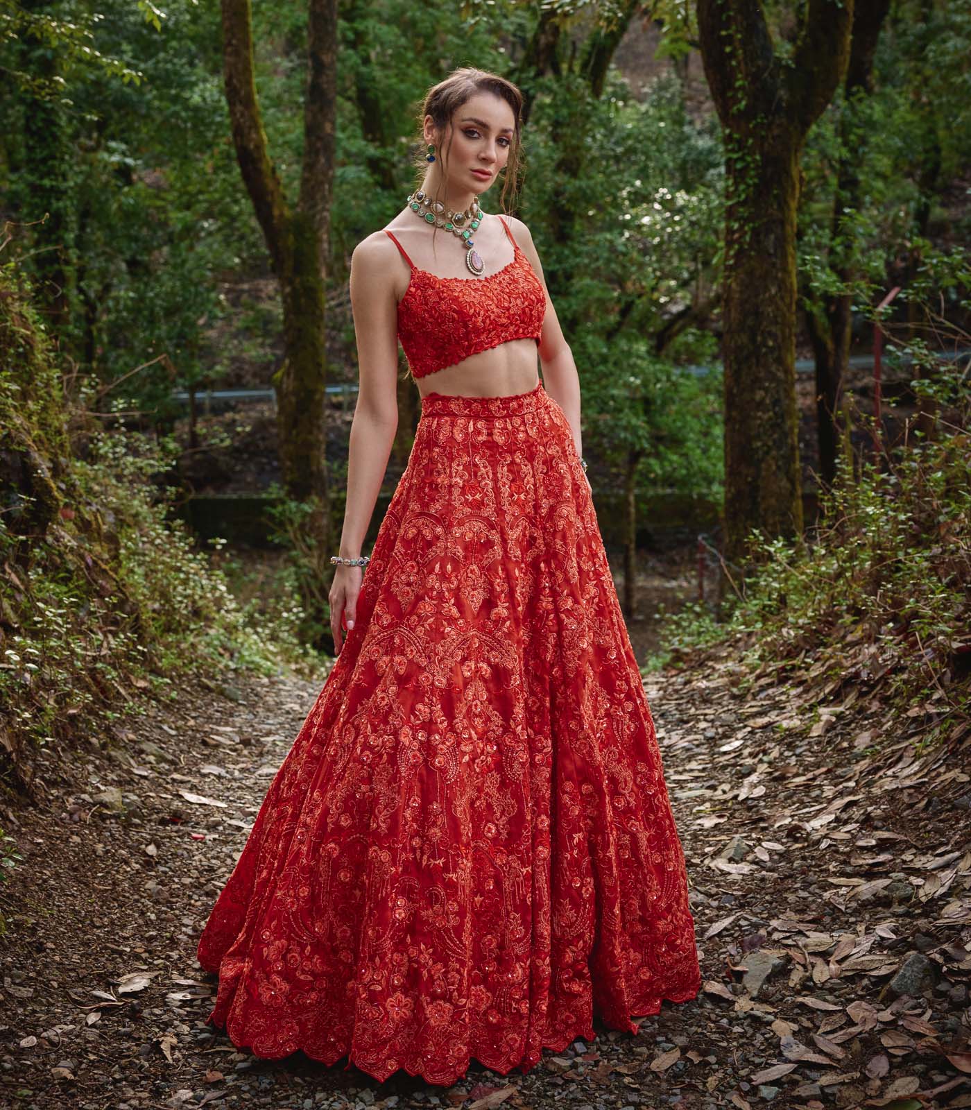 Amber Lehenga Set