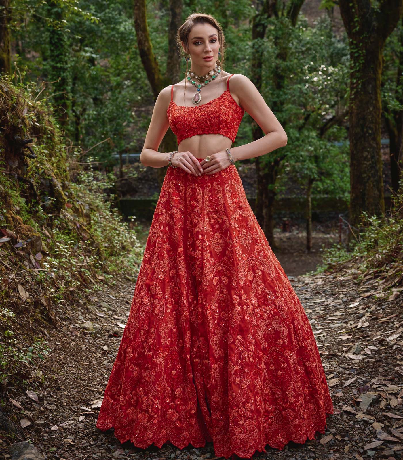 Amber Lehenga Set