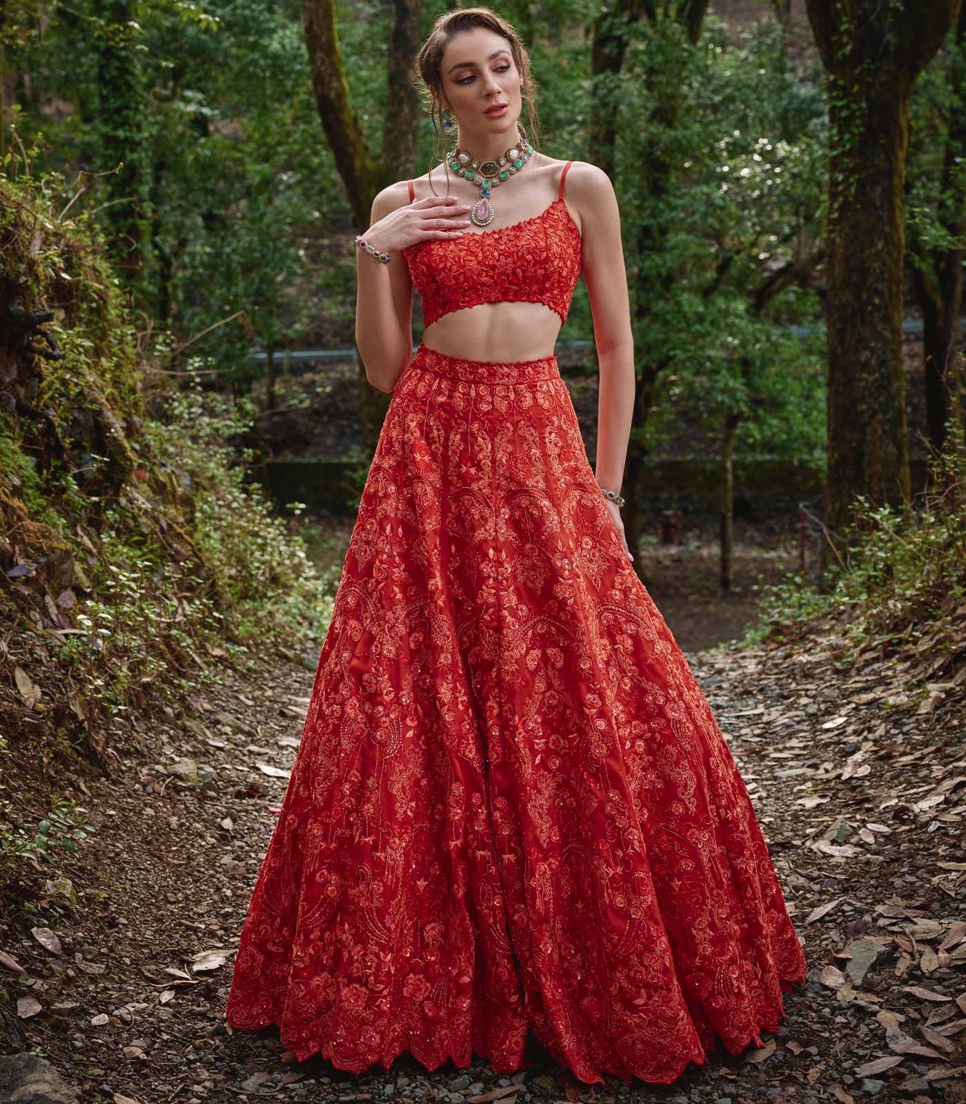Amber Lehenga Set