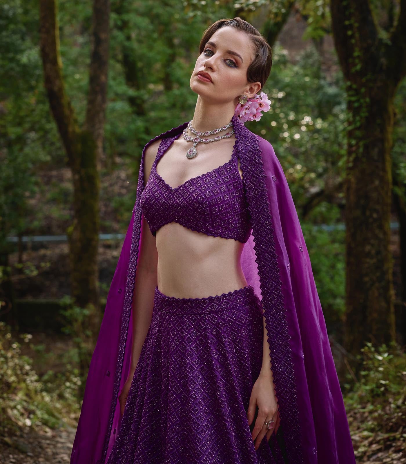 Iris Bloom Lehenga Set
