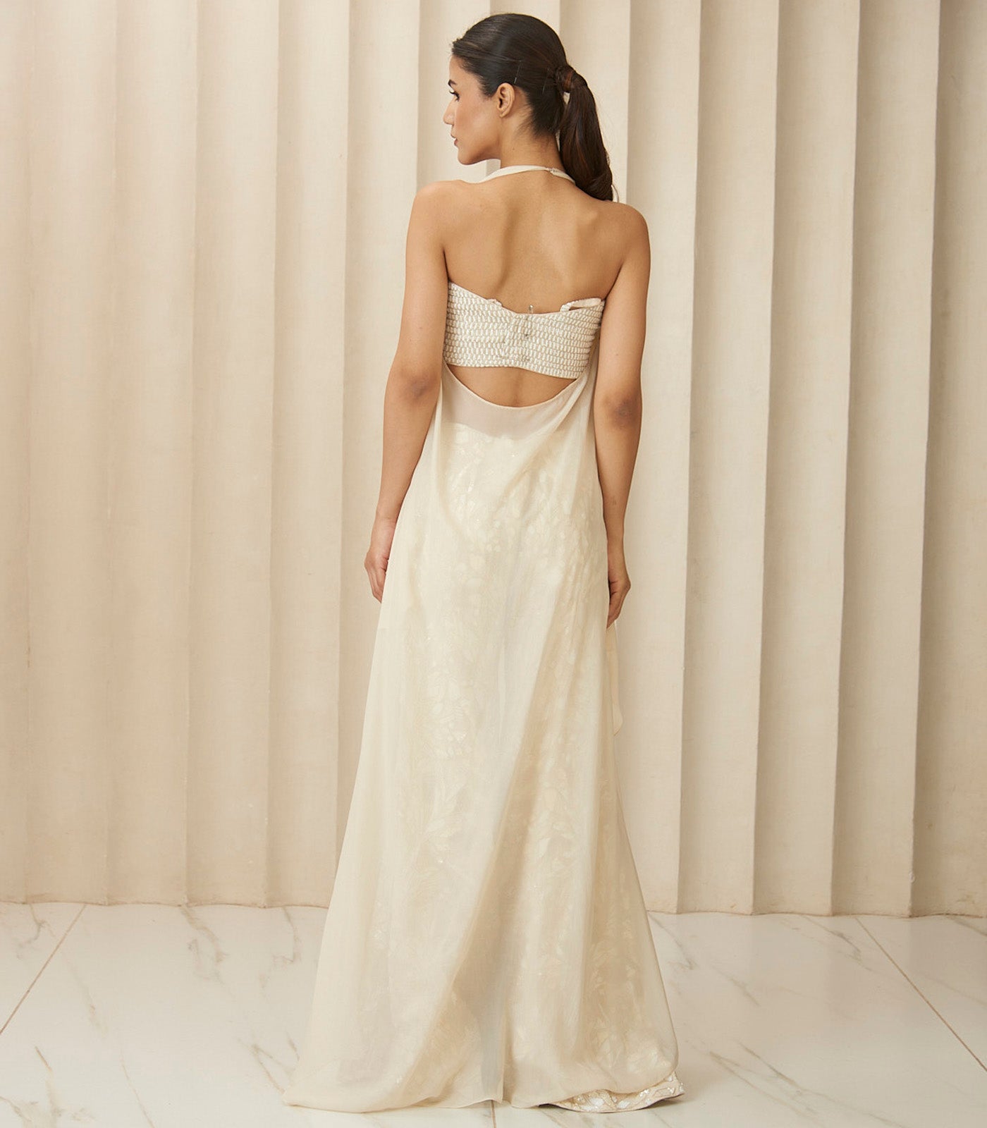 Ivory aura cape set