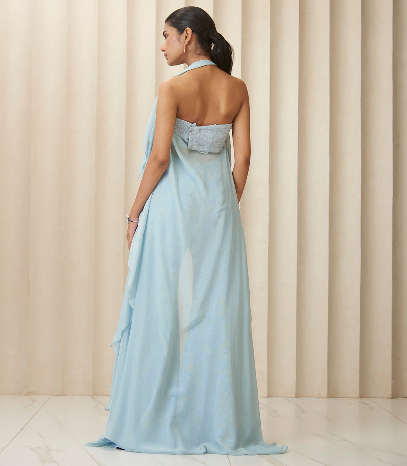 Periwinkle aura cape set