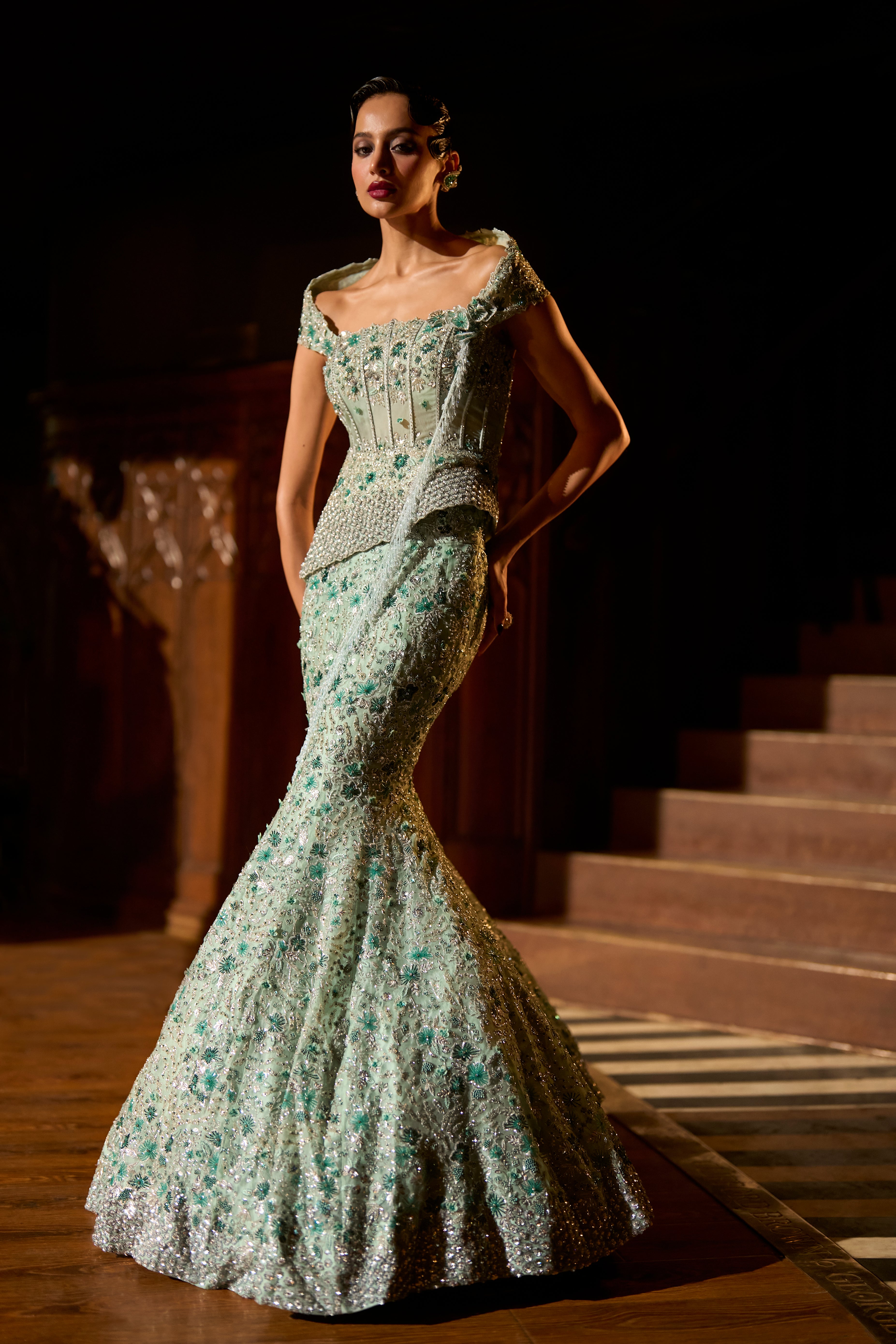 Jade Gimlet lehenga set