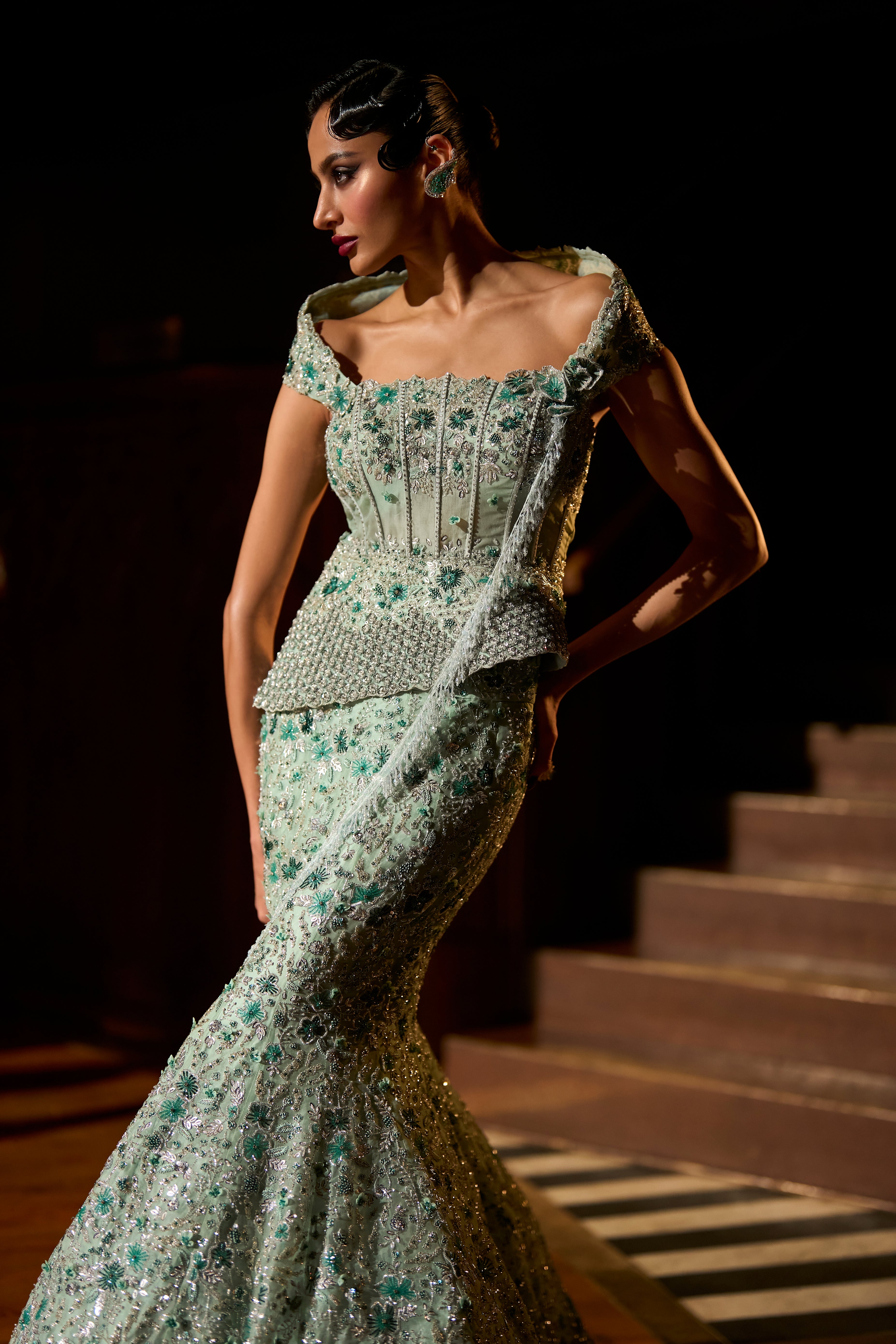 Jade Gimlet lehenga set