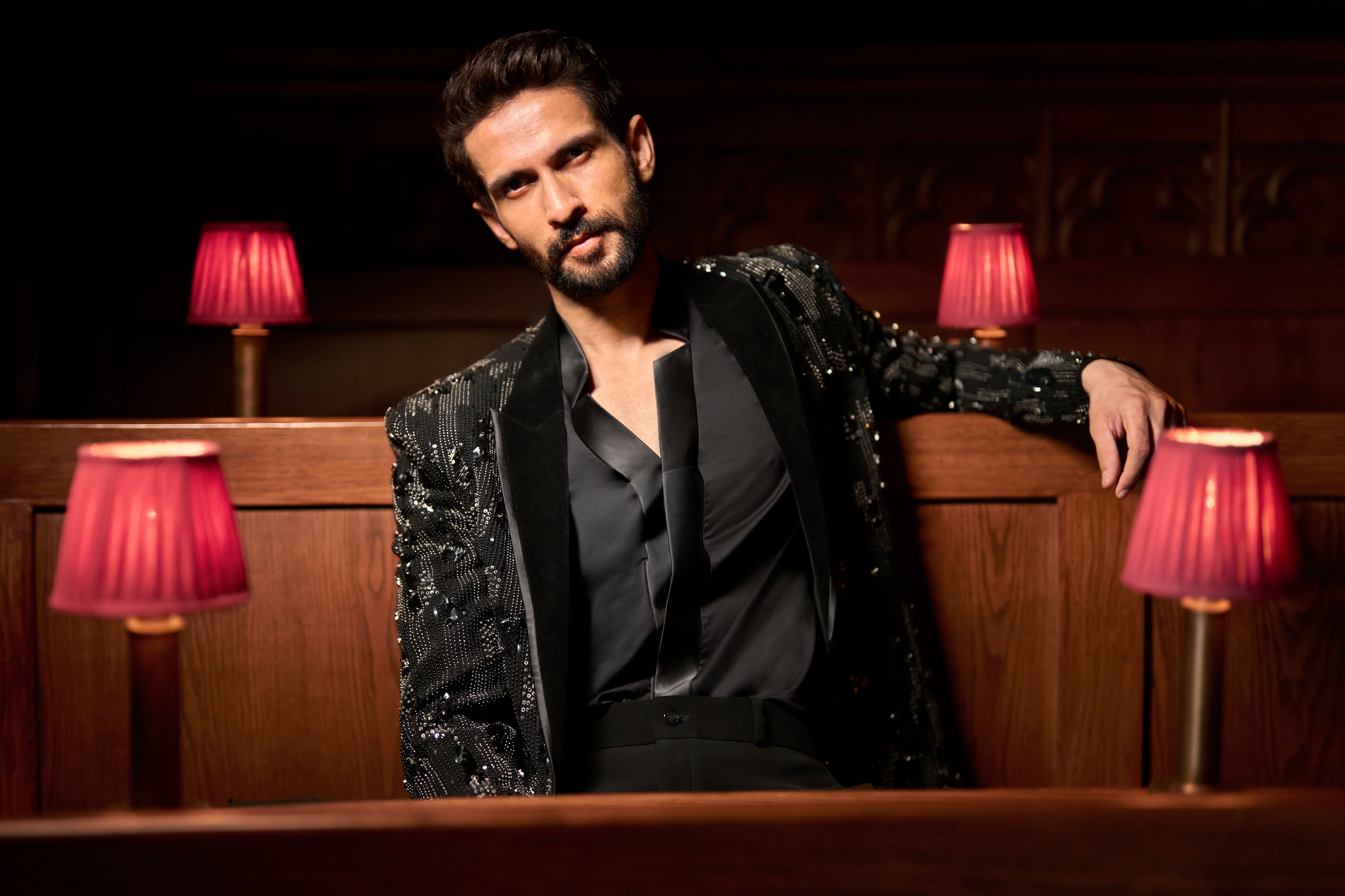 Midnight Monarch Blazer set