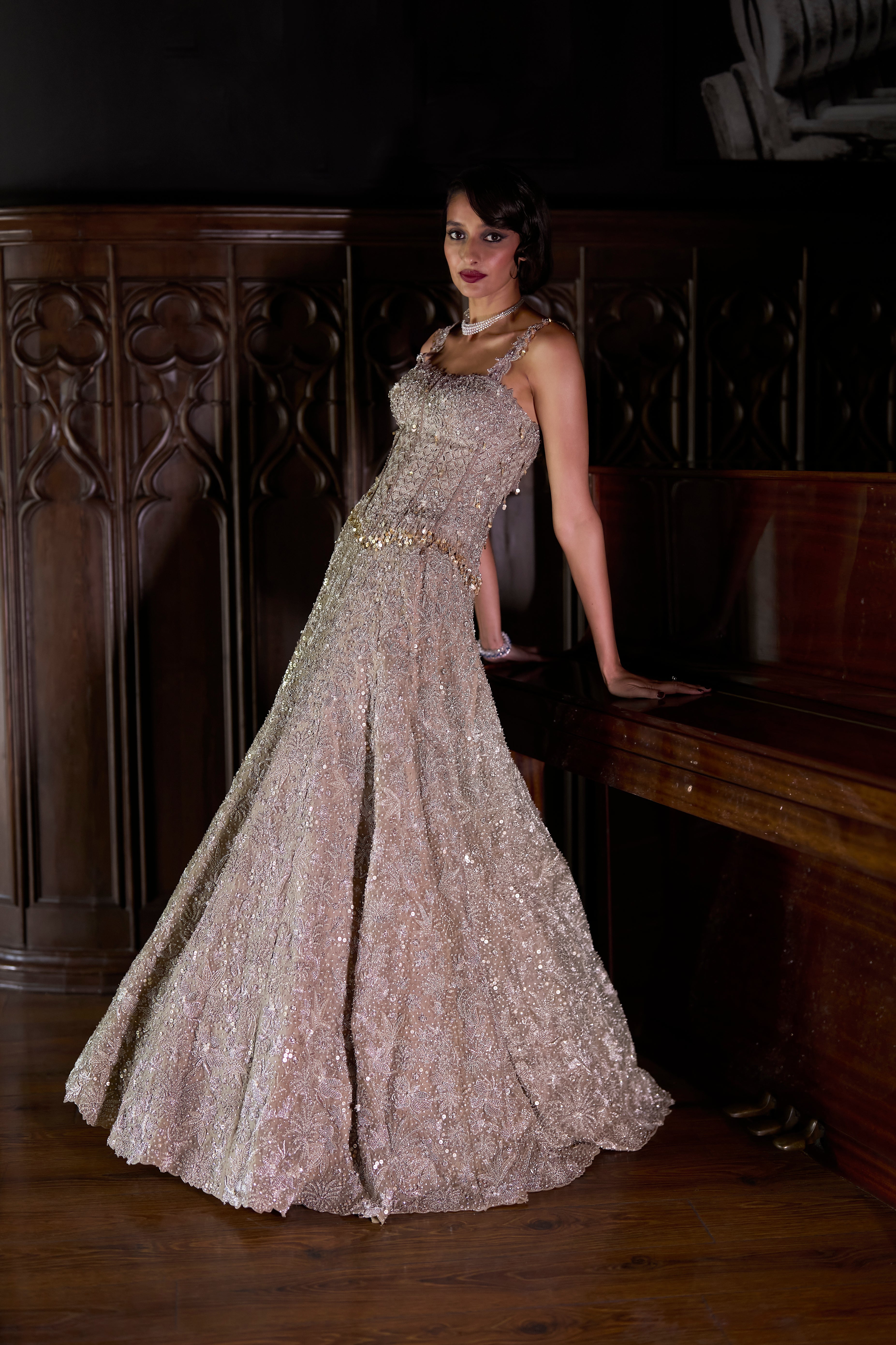 Golden hour lehenga set