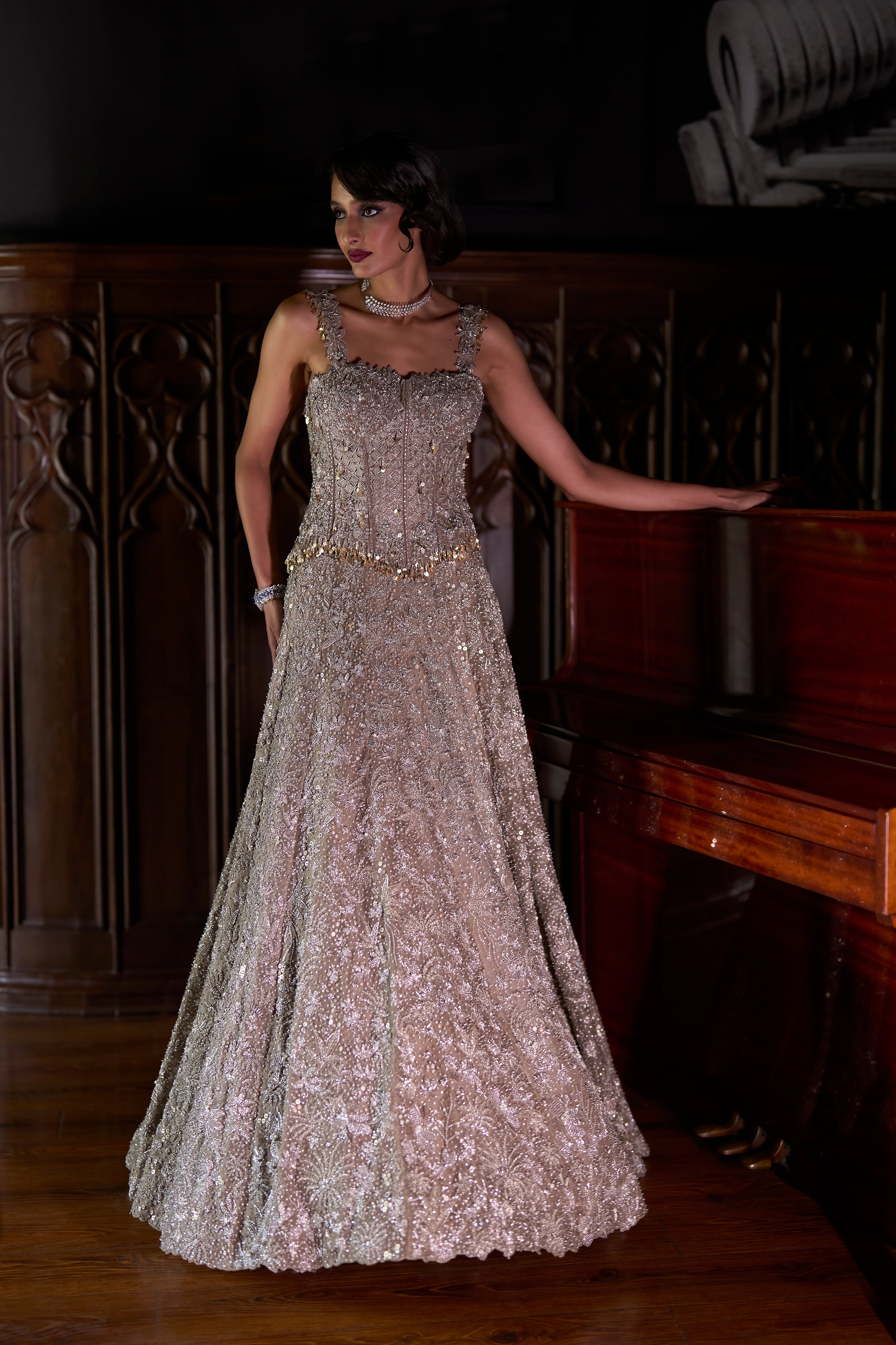 Golden hour lehenga set