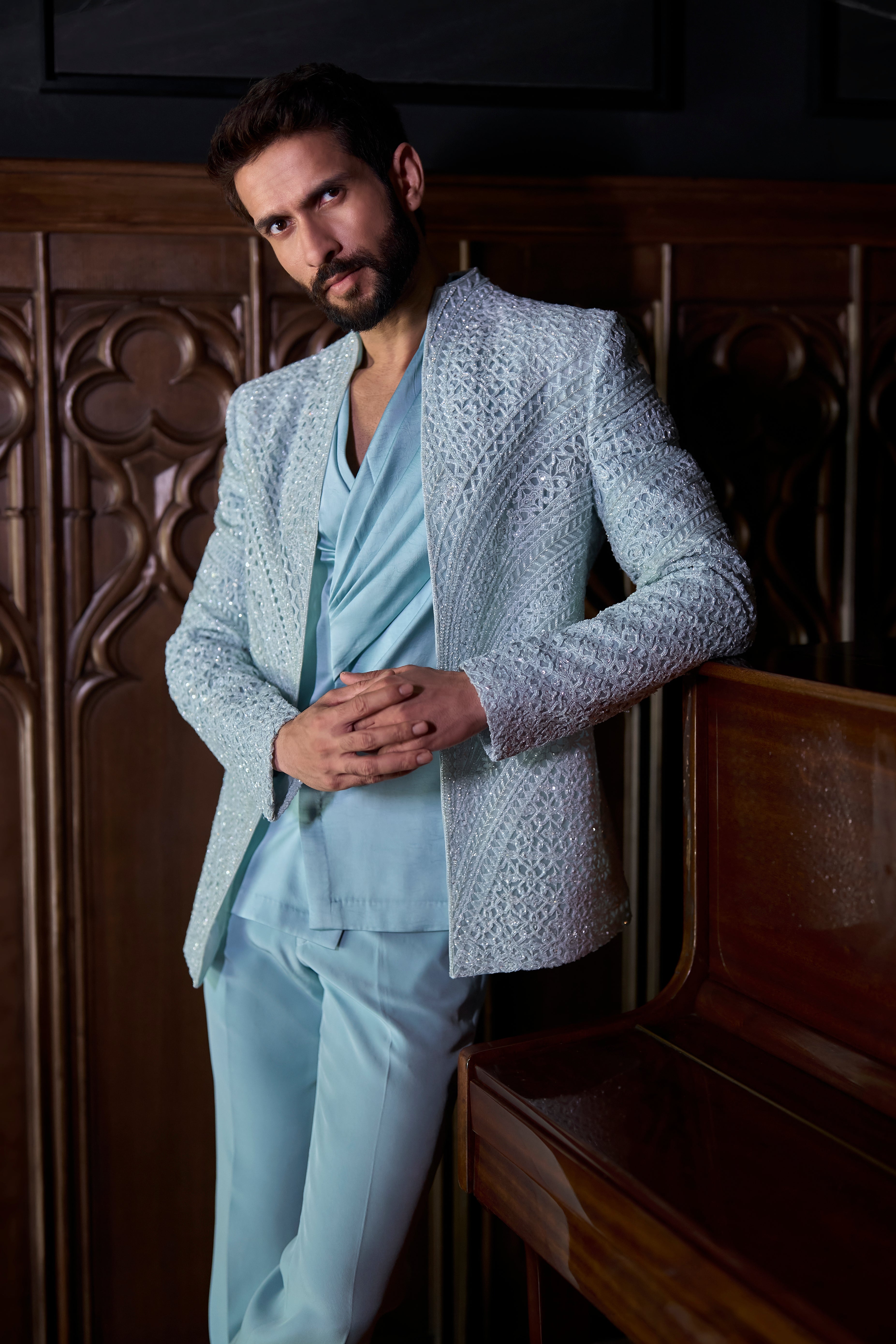 Blue Horizon Jacket set