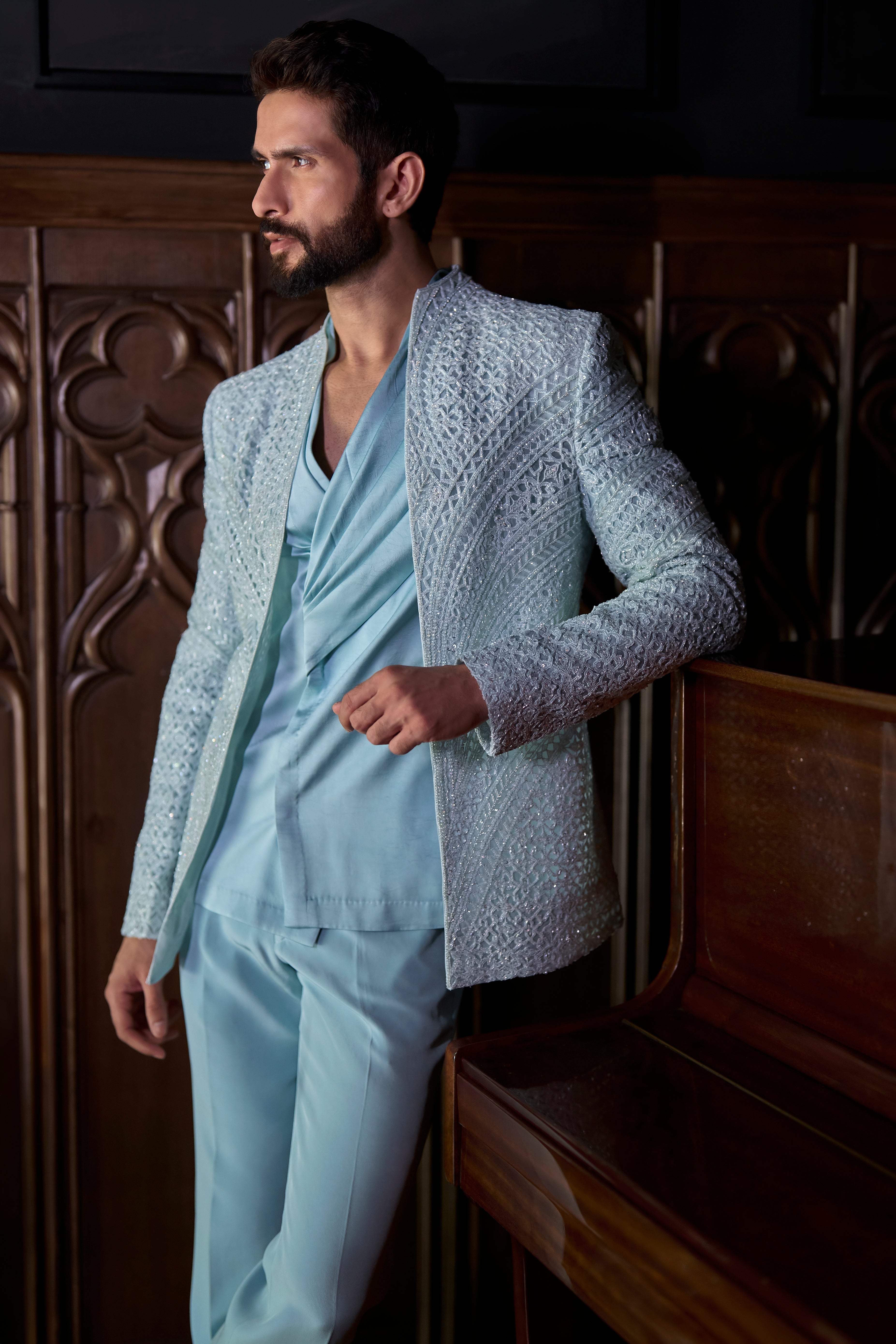 Blue Horizon Jacket set