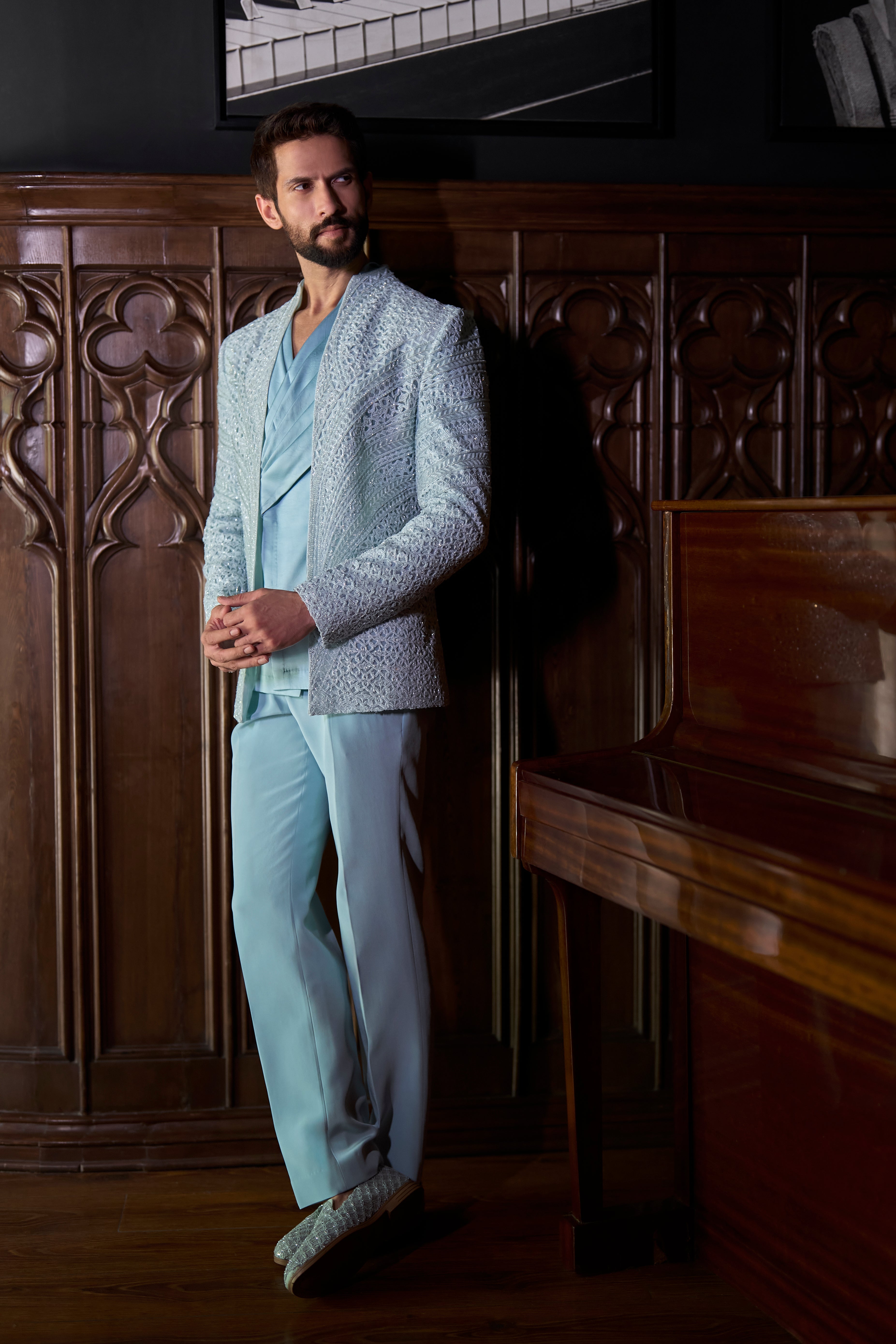 Blue Horizon Jacket set