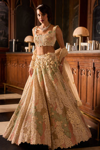 Amber blossom lehenga set